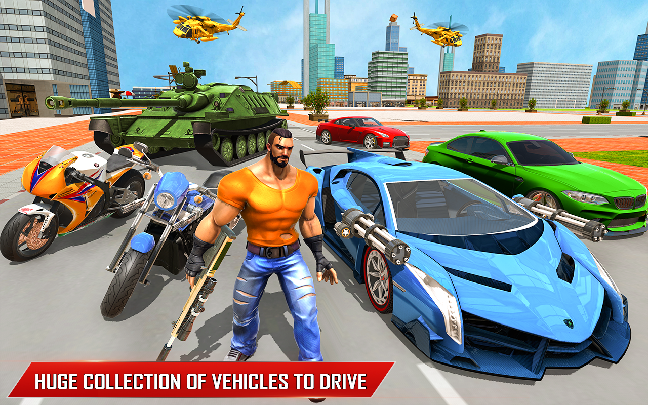 اسکرین شات 3 برنامه City Gangster Car Racing Game