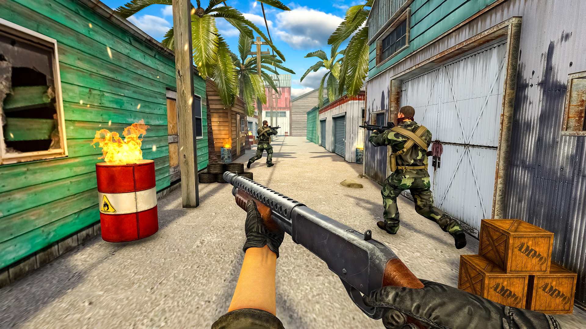 اسکرین شات 4 بازی FPS Shooter:3D Gun Fire Games