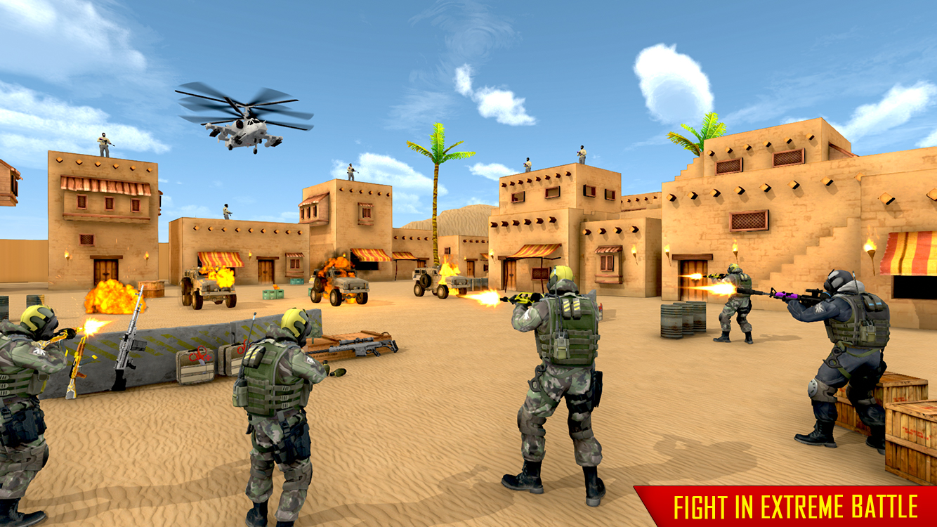 اسکرین شات 5 برنامه Real Fps Shooter Games Gun Ops