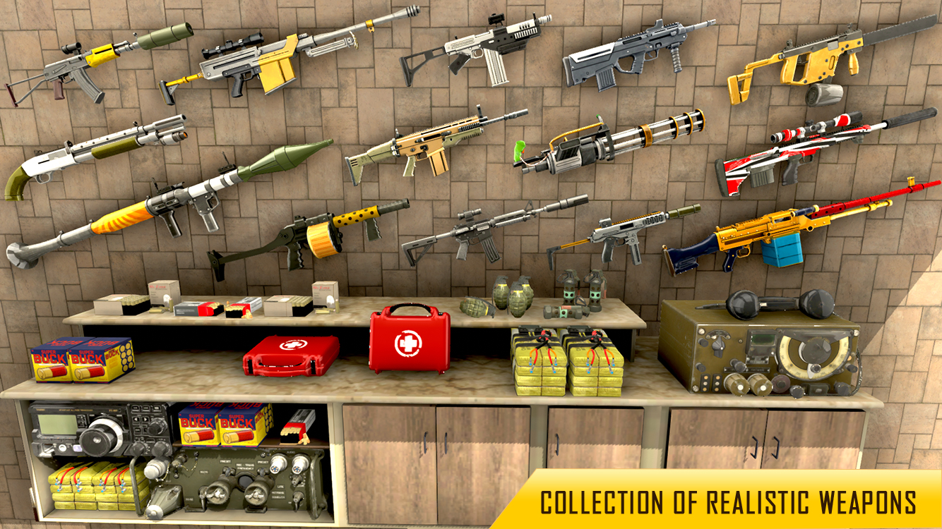 اسکرین شات 1 برنامه Real Fps Shooter Games Gun Ops