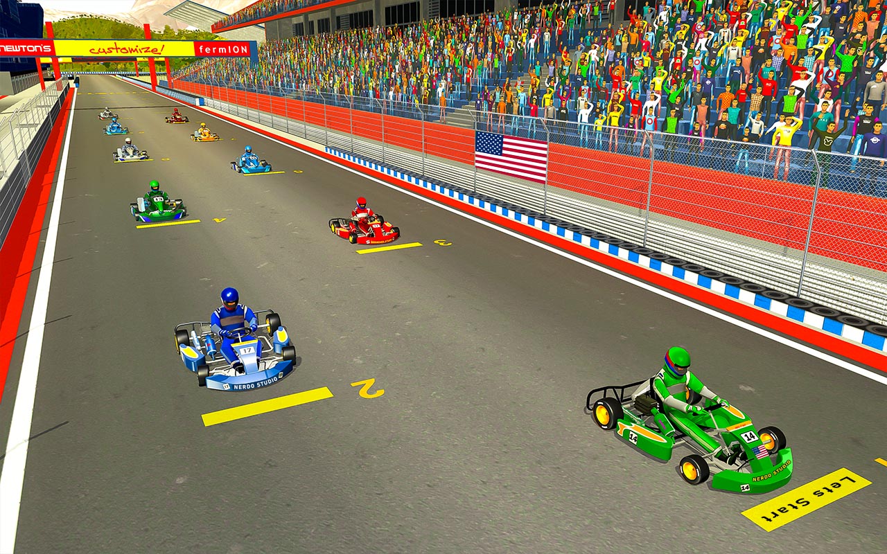اسکرین شات 4 برنامه Go Kart Racing Games: Go Kart