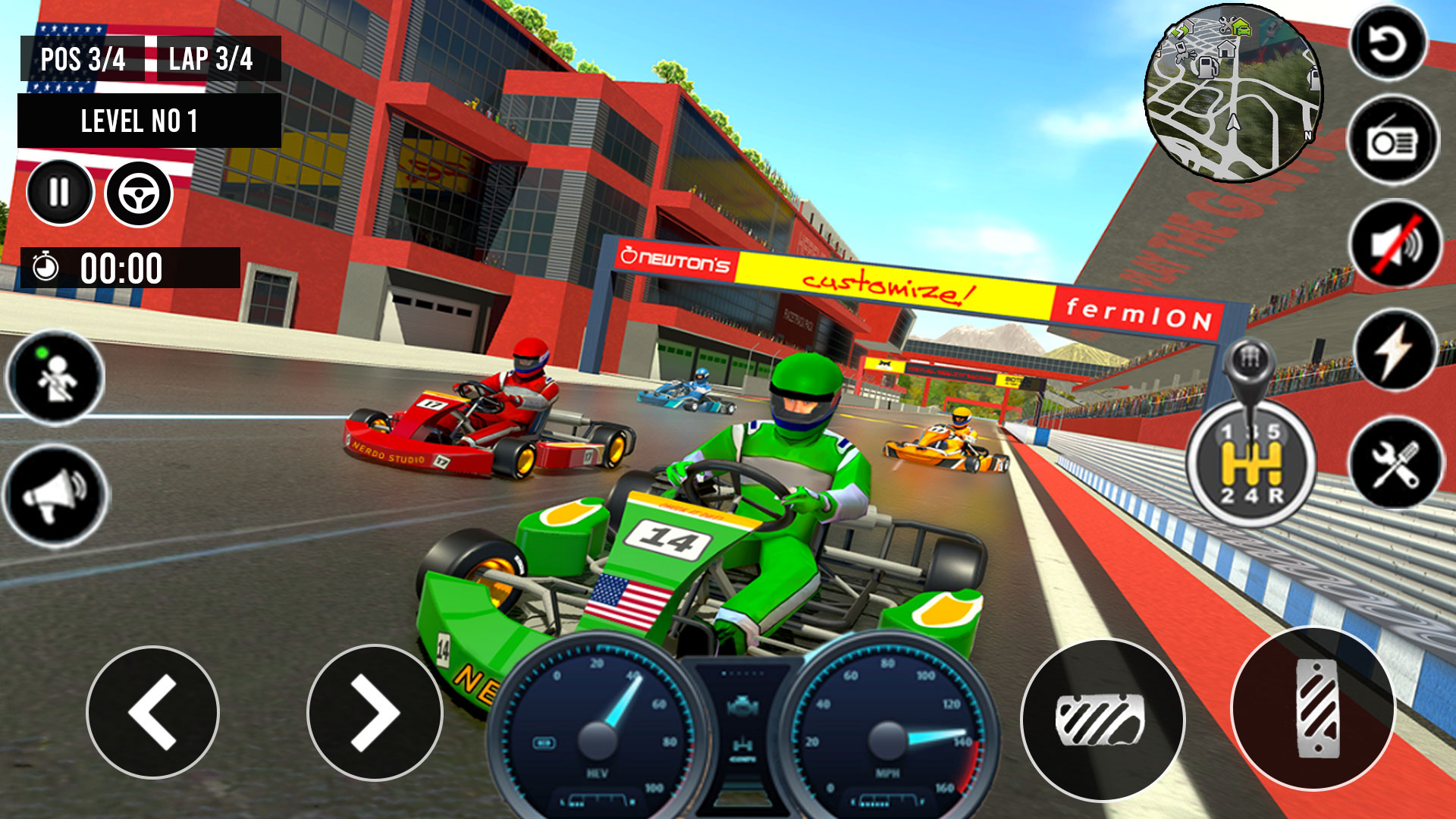 اسکرین شات 3 برنامه Go Kart Racing Games: Go Kart