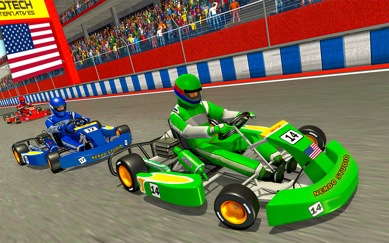 اسکرین شات 1 برنامه Go Kart Racing Games 3D Stunt