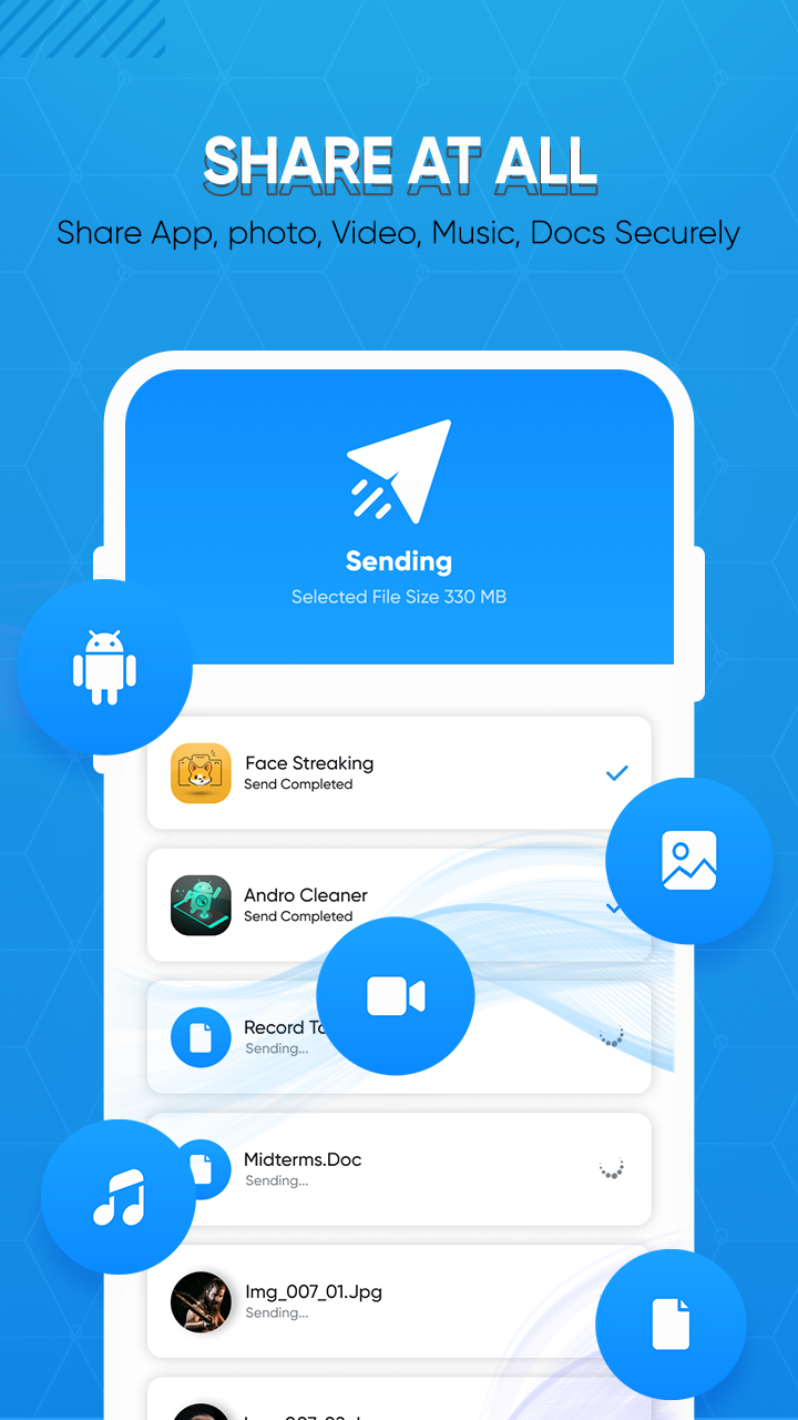 اسکرین شات 5 برنامه Data Transfer - Phone Clone