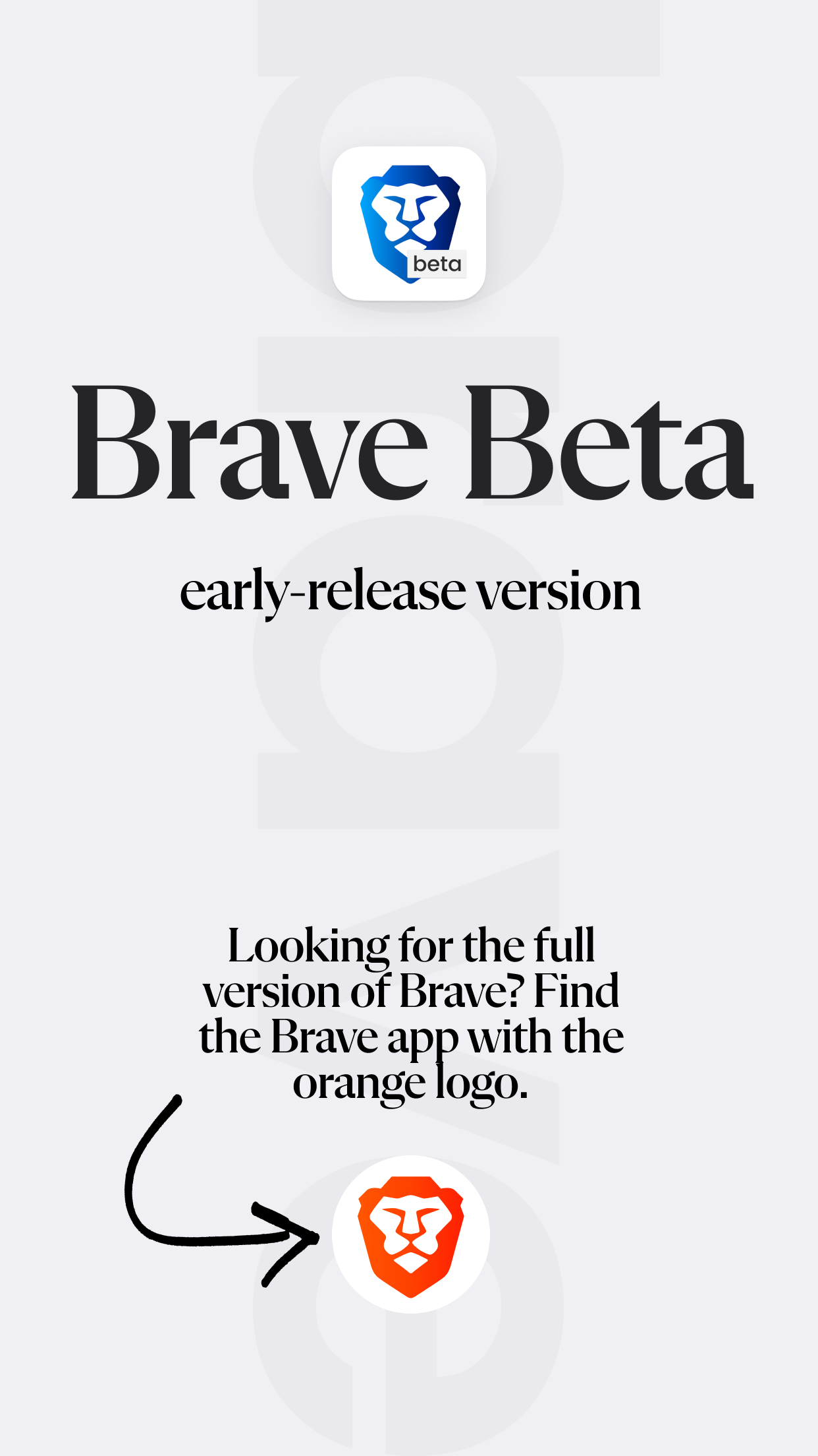 اسکرین شات 1 برنامه Brave Beta