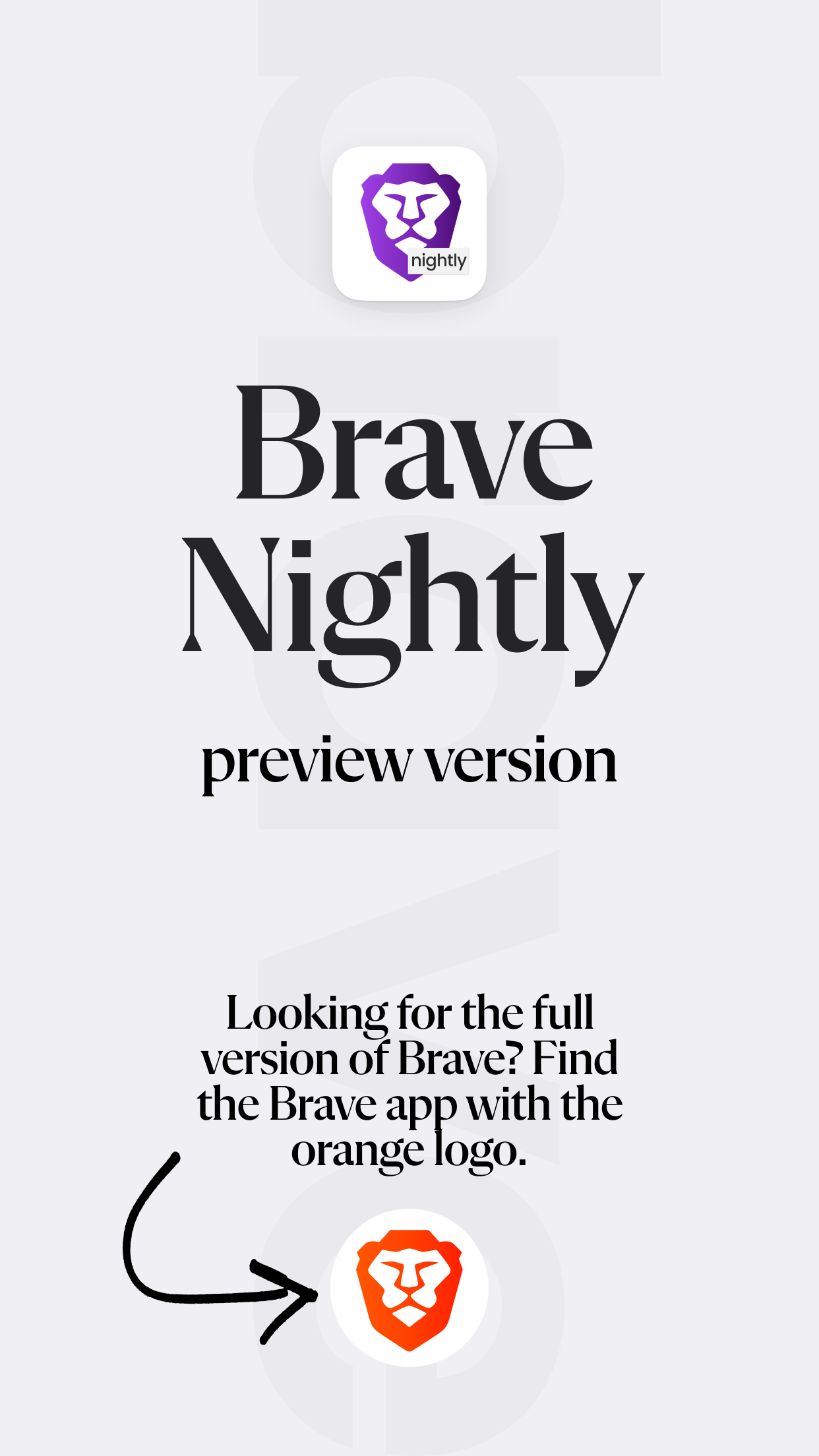 اسکرین شات 1 برنامه Brave Nightly