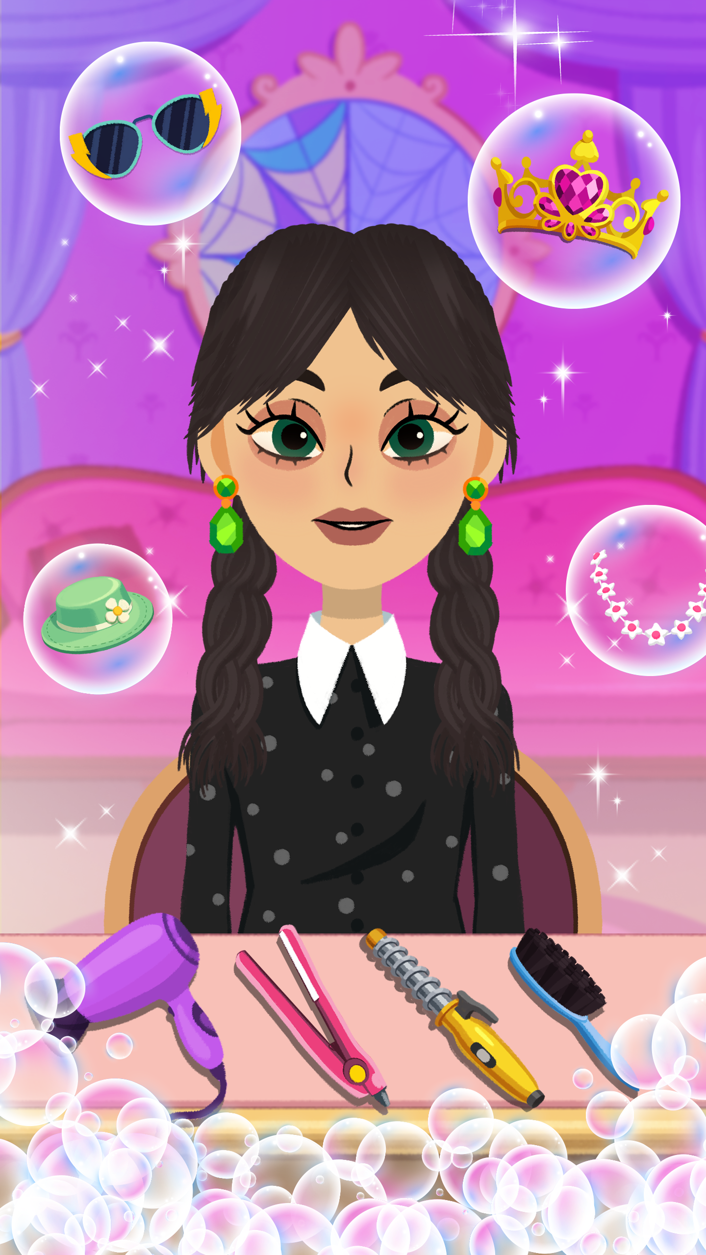 اسکرین شات 1 بازی Charming Hair Salon - Make Up