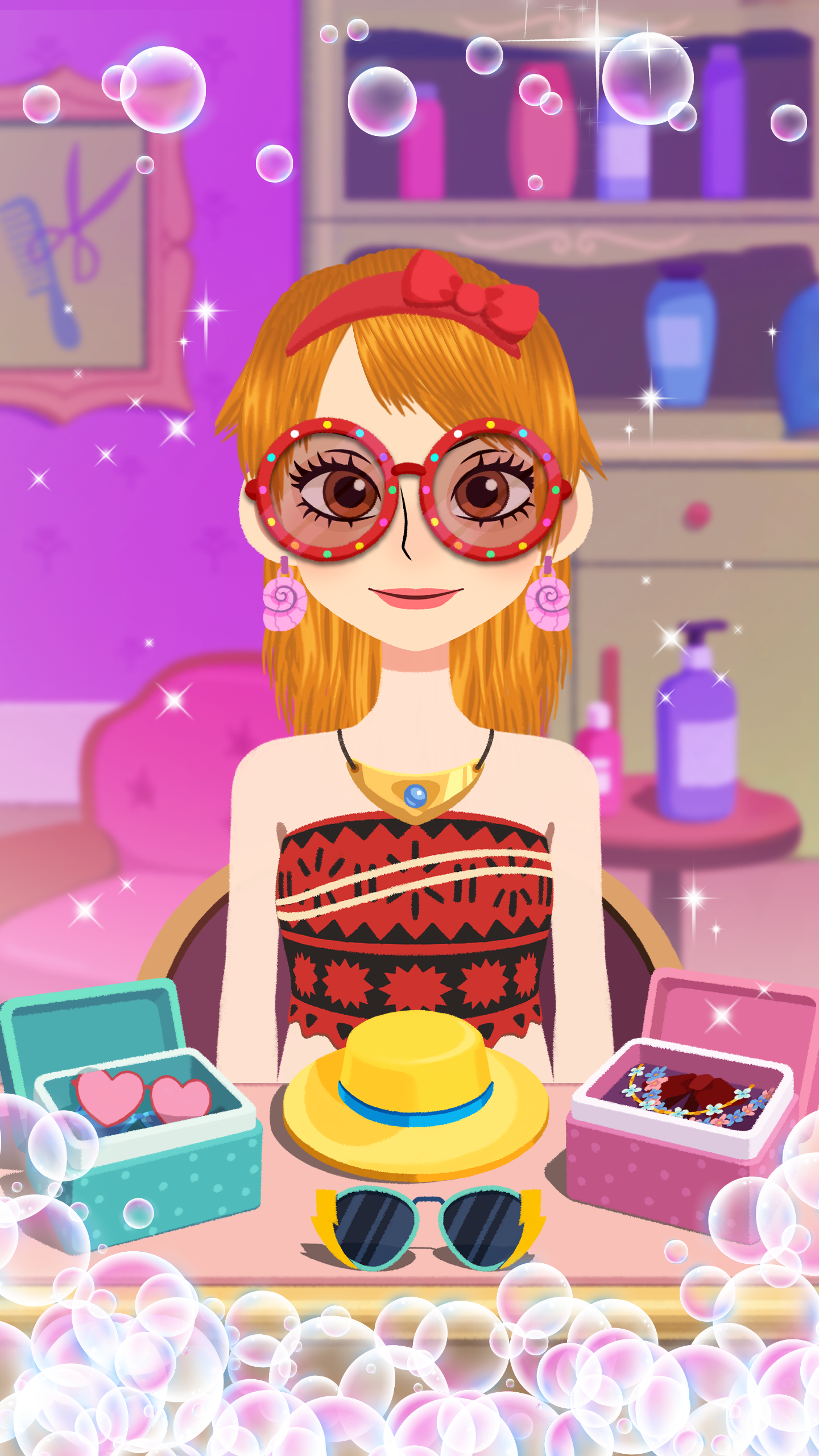 اسکرین شات 6 بازی Charming Hair Salon - Make Up