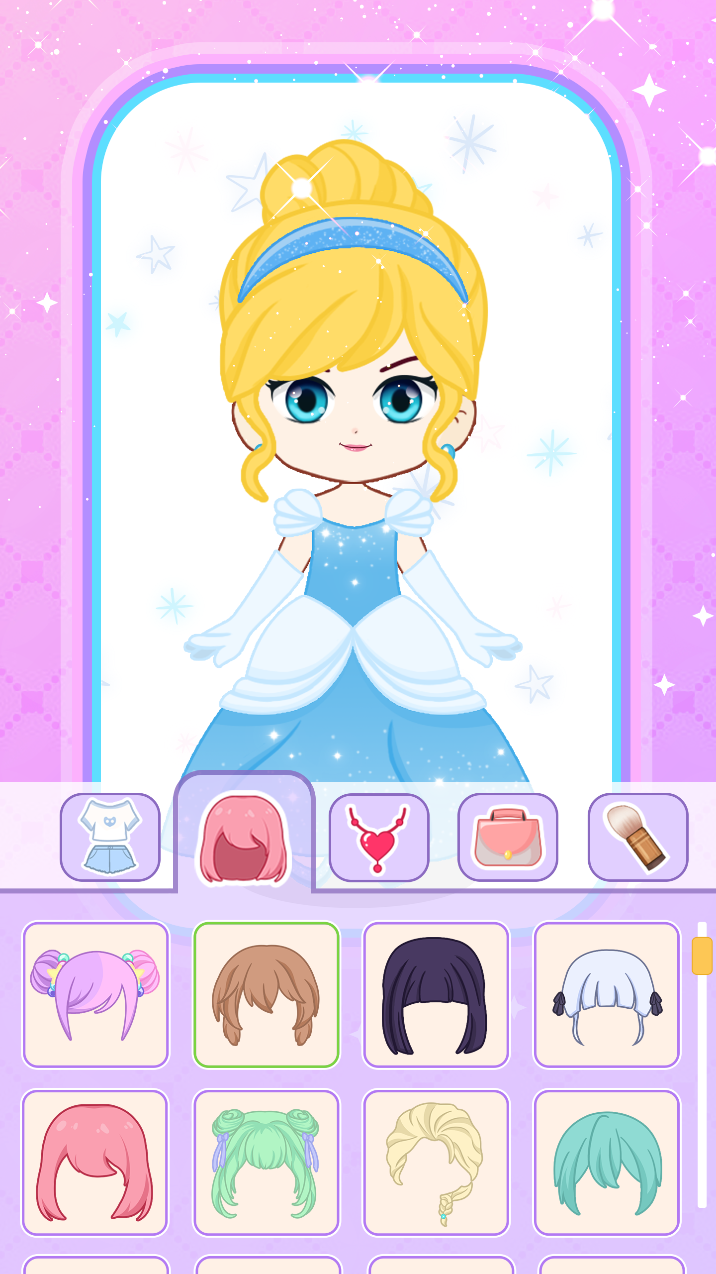 اسکرین شات 4 بازی Doll Dress Up: Makeup Games