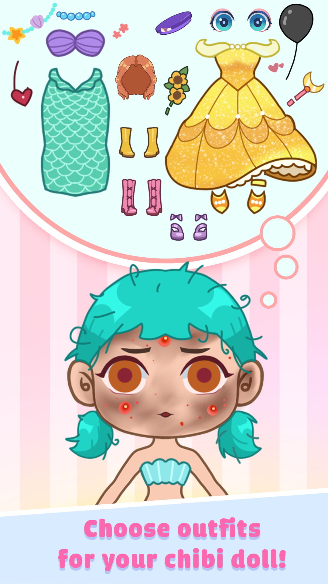 اسکرین شات 7 بازی Chibi Doll: Dress Up Games