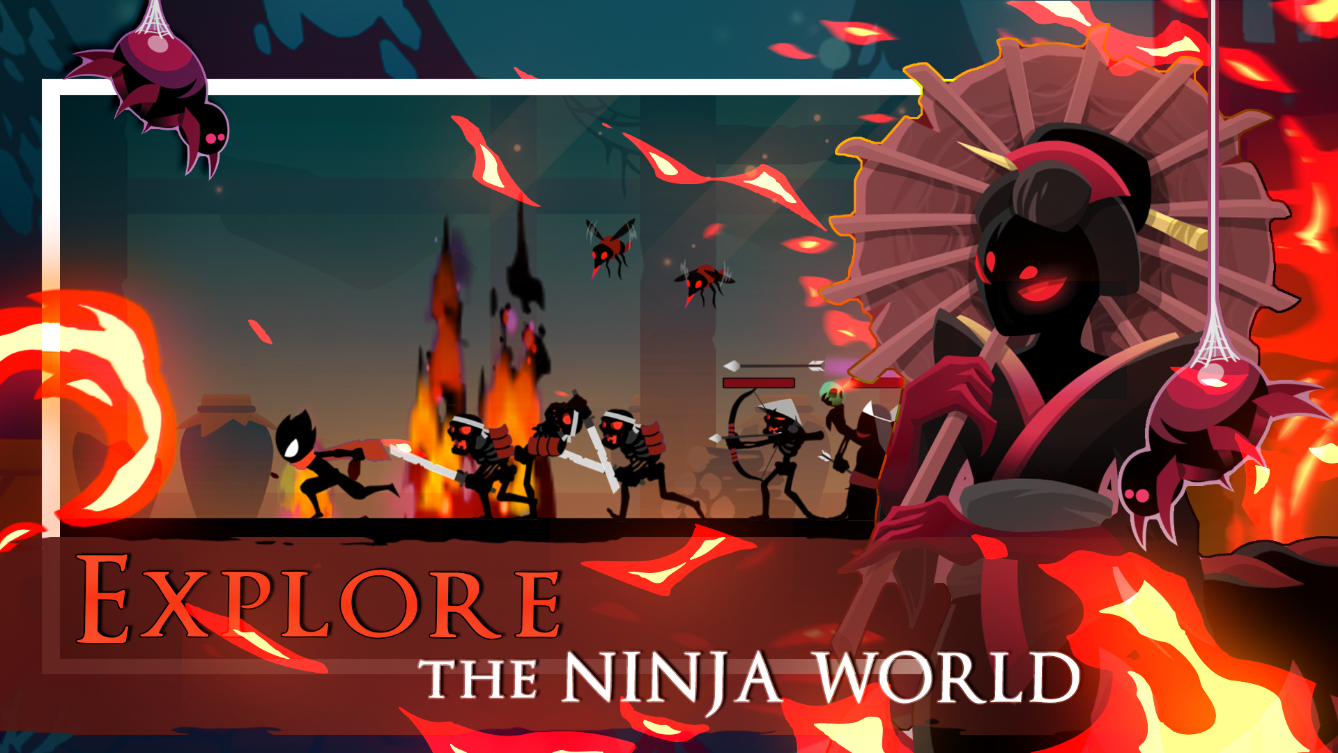 اسکرین شات 5 بازی Stickman Revenge: Demon Slayer