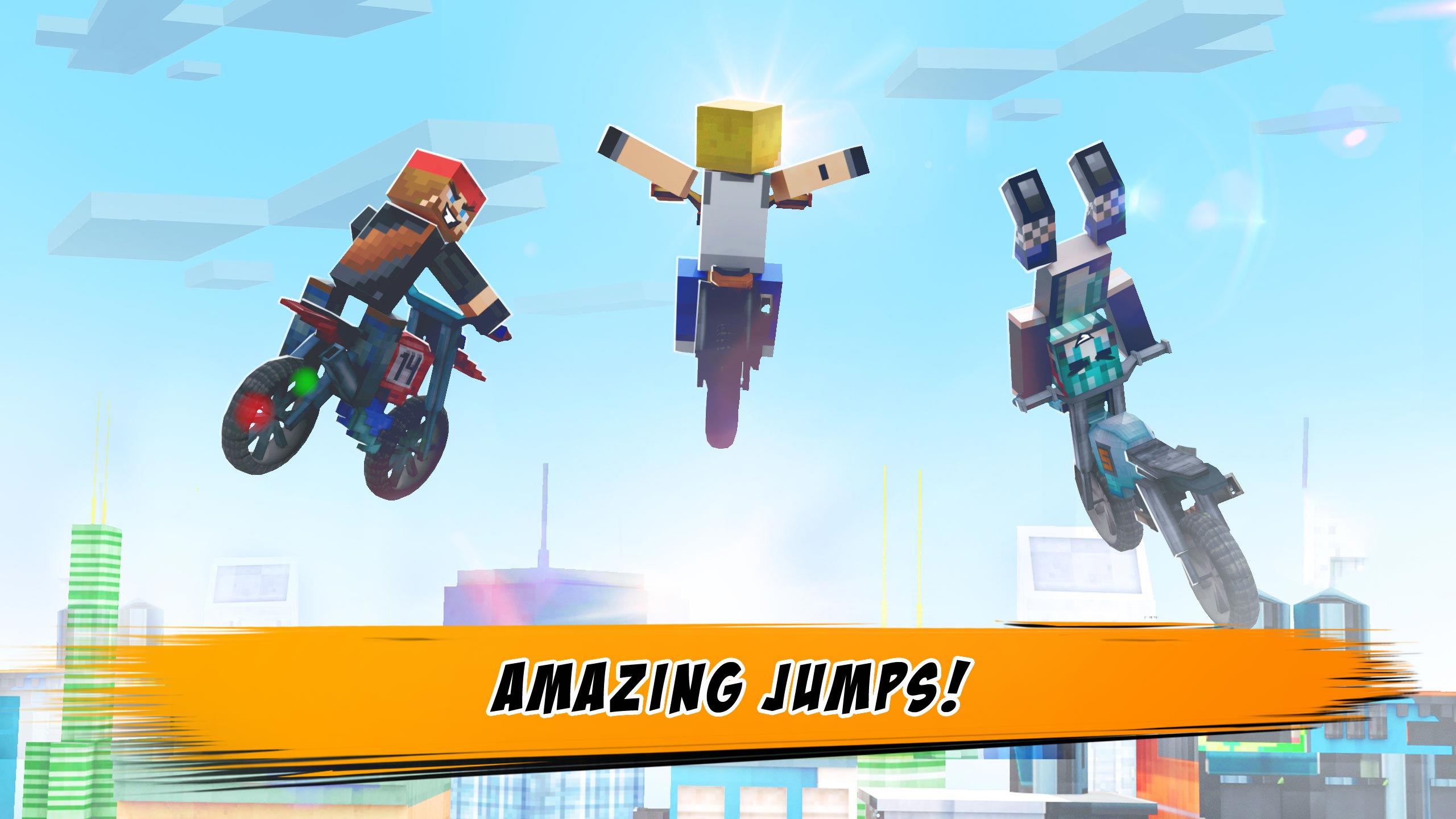 اسکرین شات 4 بازی Dirtbike Survival Block Motos