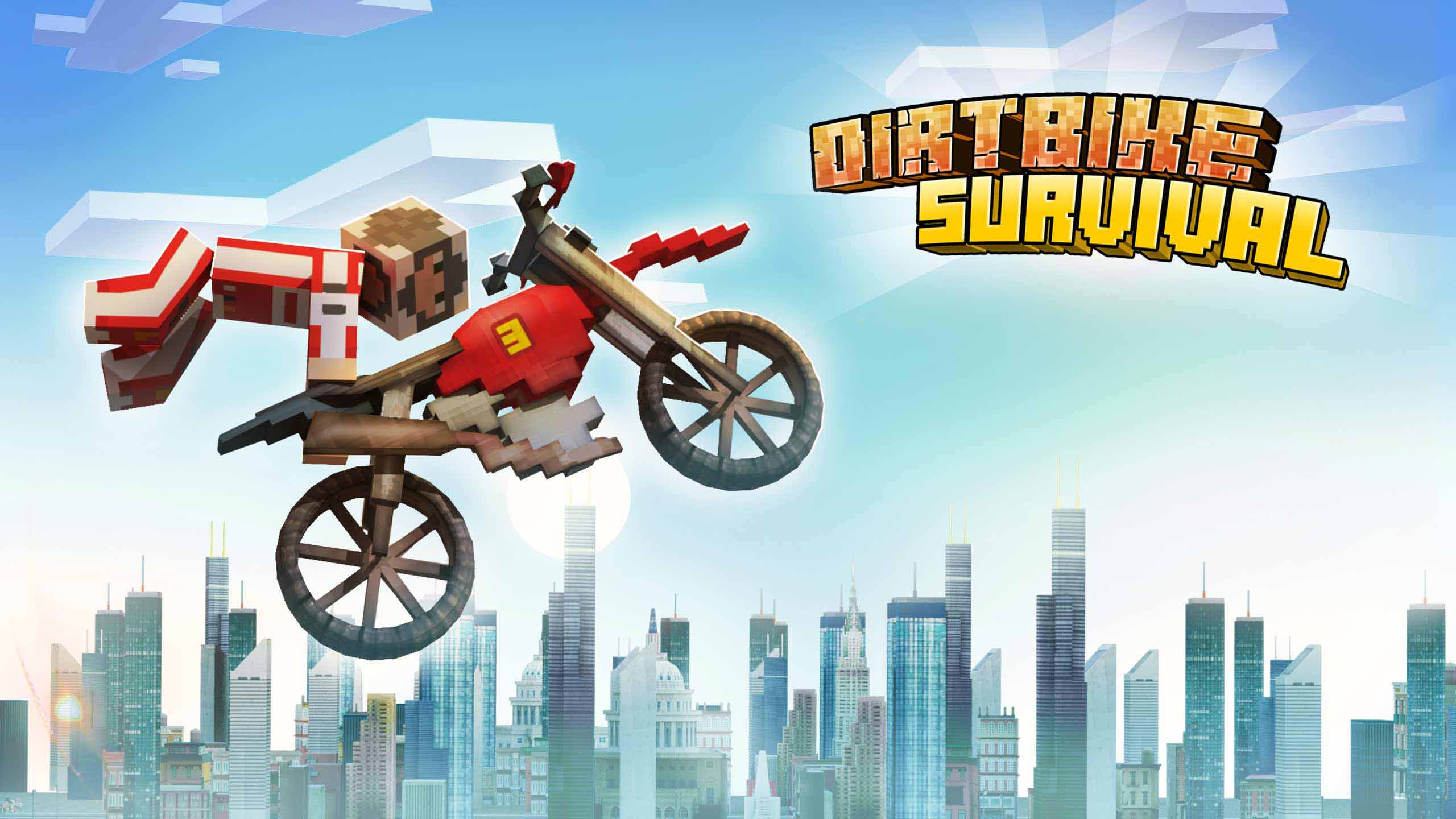 اسکرین شات 1 بازی Dirtbike Survival Block Motos