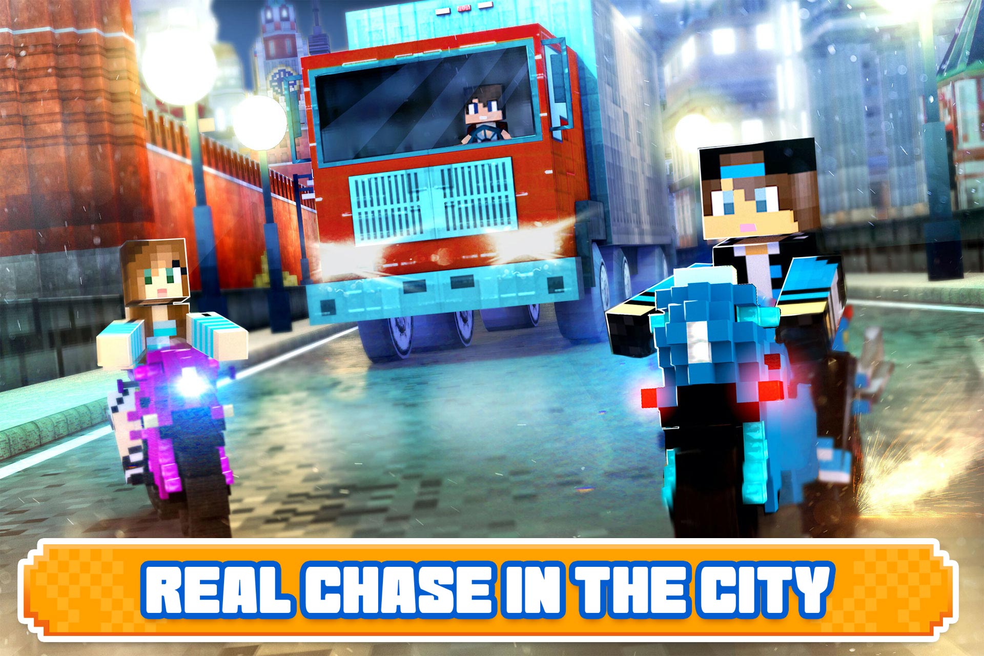 اسکرین شات 2 بازی Blocky Superbikes Race Game