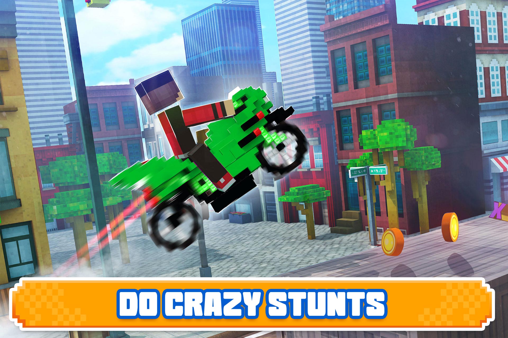 اسکرین شات 3 بازی Blocky Superbikes Race Game
