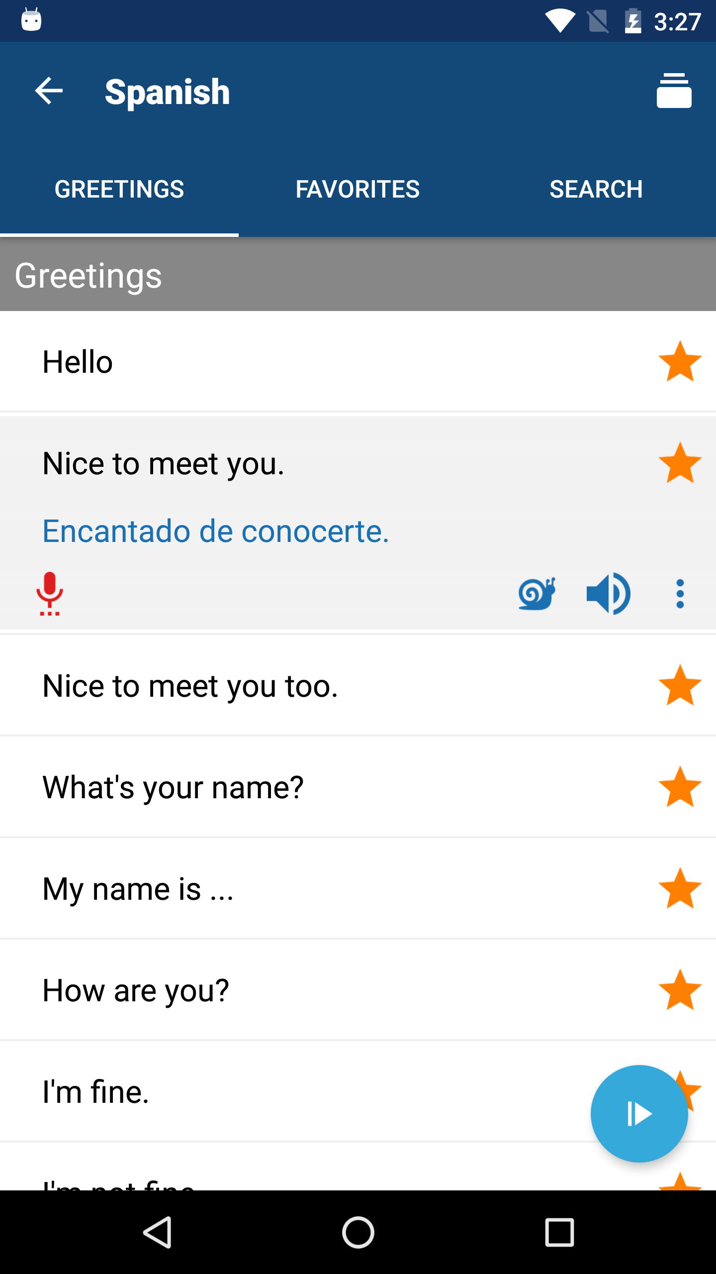 اسکرین شات 3 برنامه Travel Phrasebook | Translator