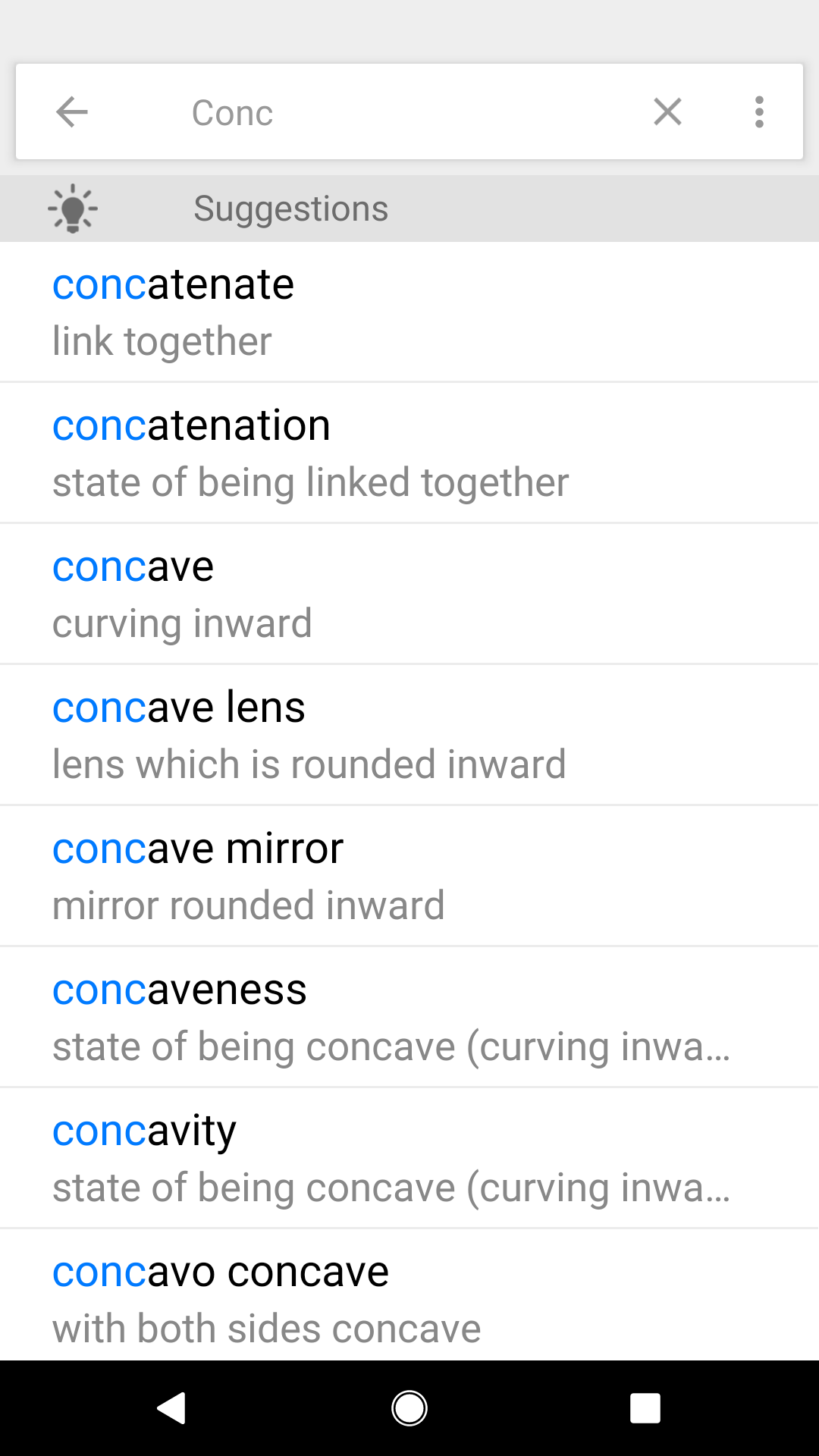 اسکرین شات 1 برنامه Dictionary & Translator