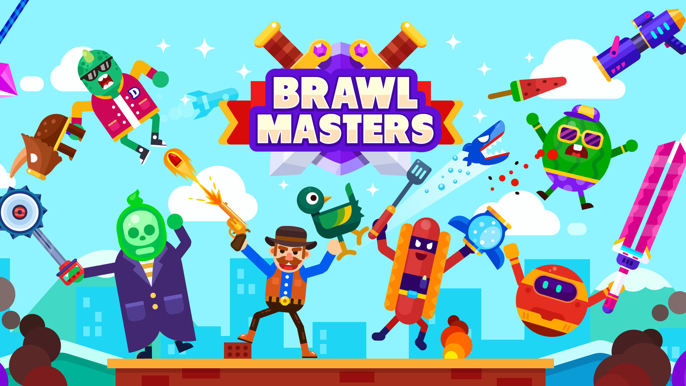 اسکرین شات 1 بازی Brawl Masters