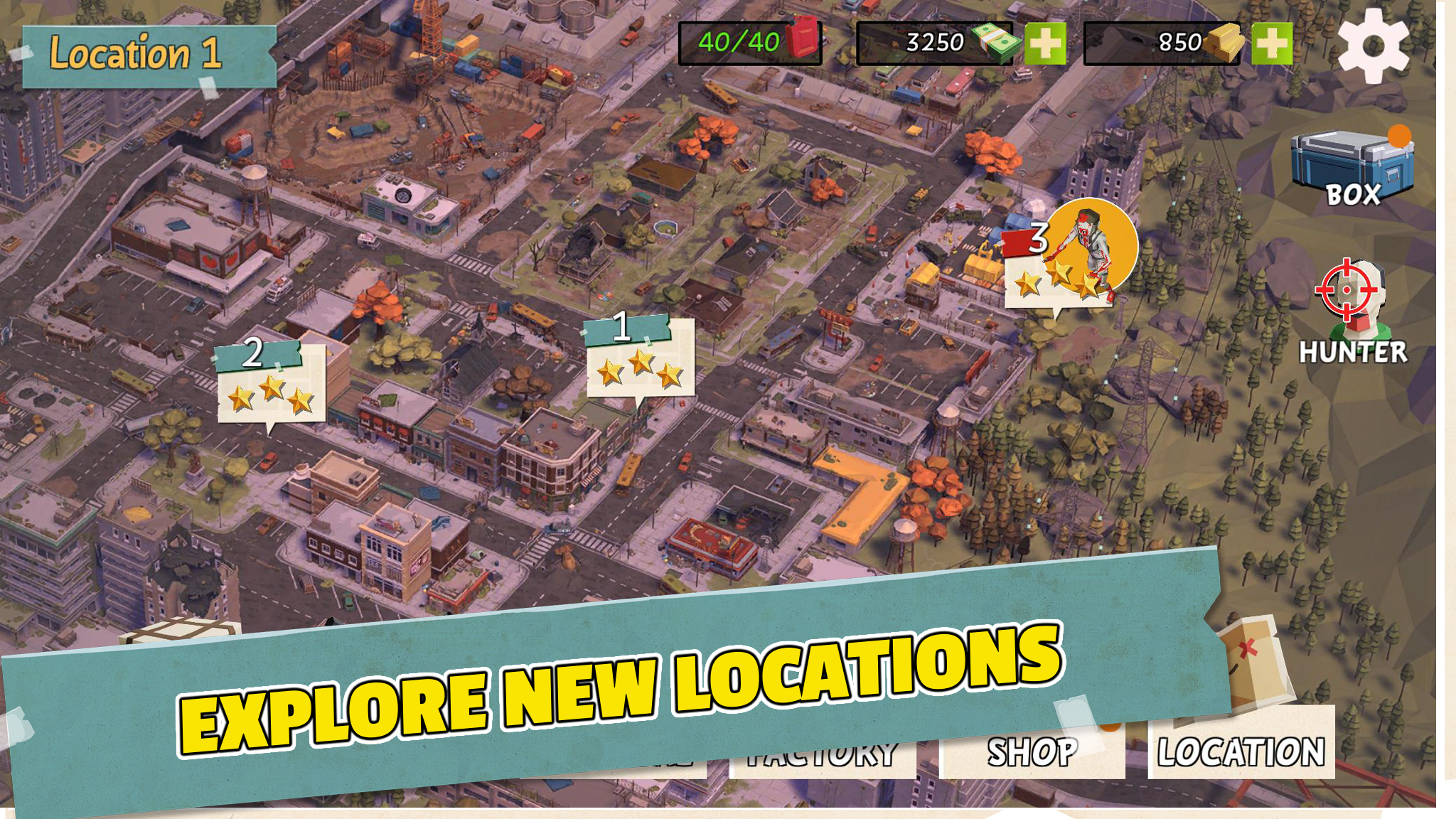 اسکرین شات 3 بازی Idle Survival: Zombie Poly Z