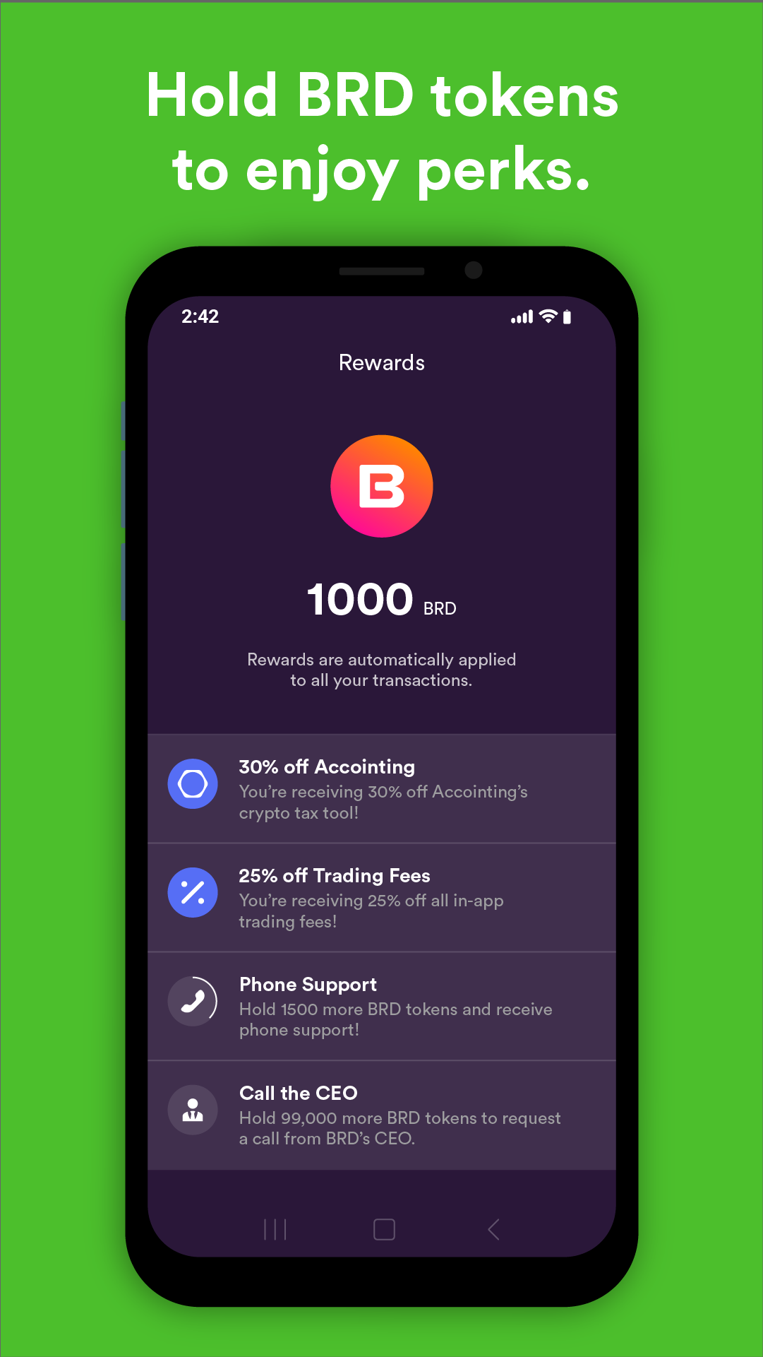 اسکرین شات 6 برنامه BRD Bitcoin Wallet Bitcoin BTC