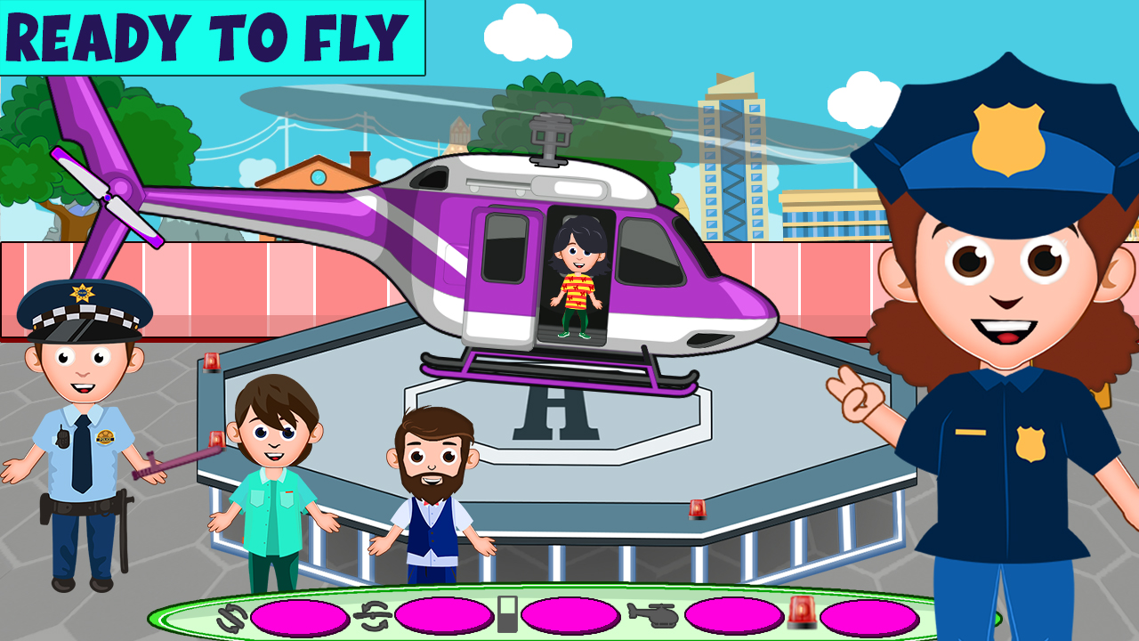 اسکرین شات 3 بازی My Family Town - City Police