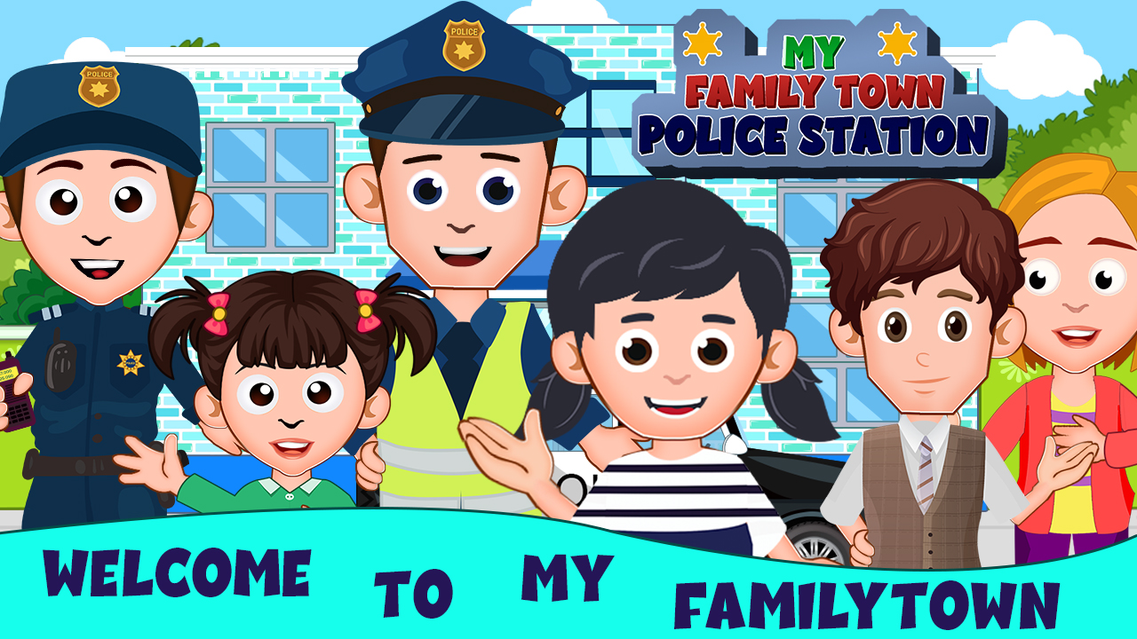 اسکرین شات 1 بازی My Family Town - City Police