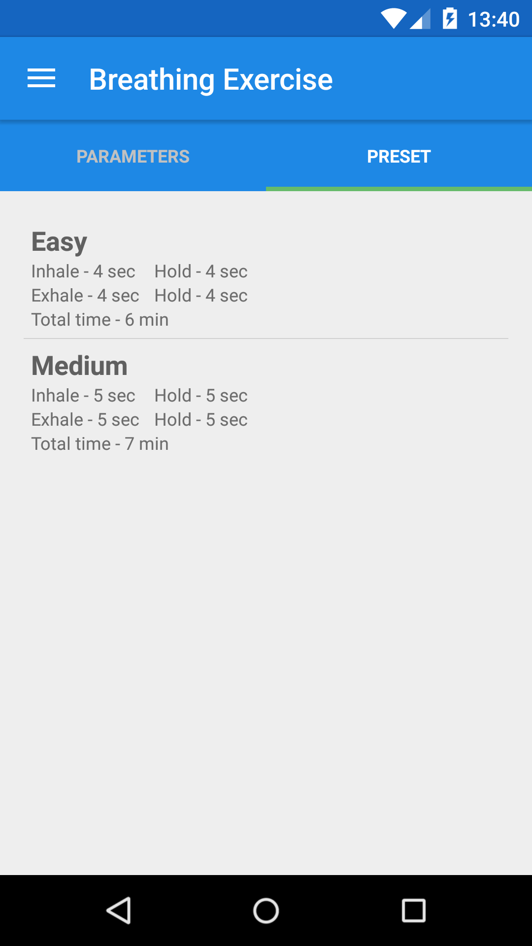 اسکرین شات 3 برنامه Breathing exercise