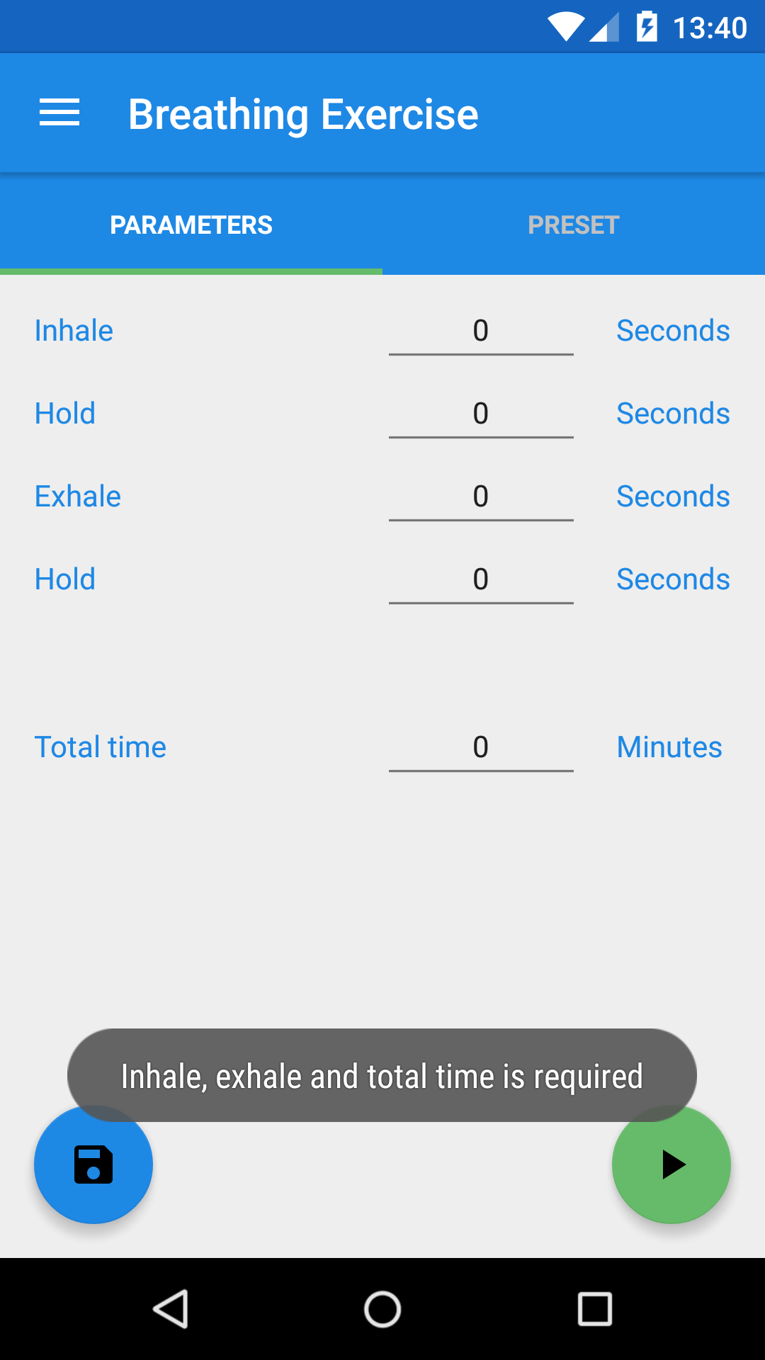 اسکرین شات 2 برنامه Breathing exercise