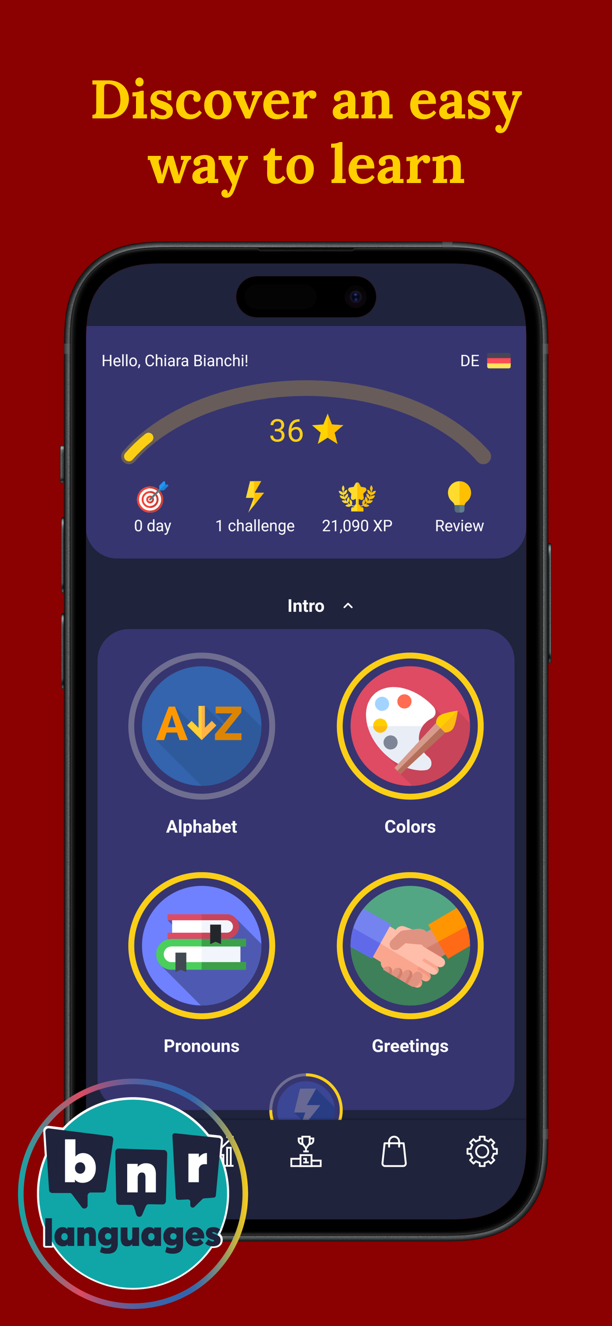 اسکرین شات 2 برنامه Learn German - Beginners