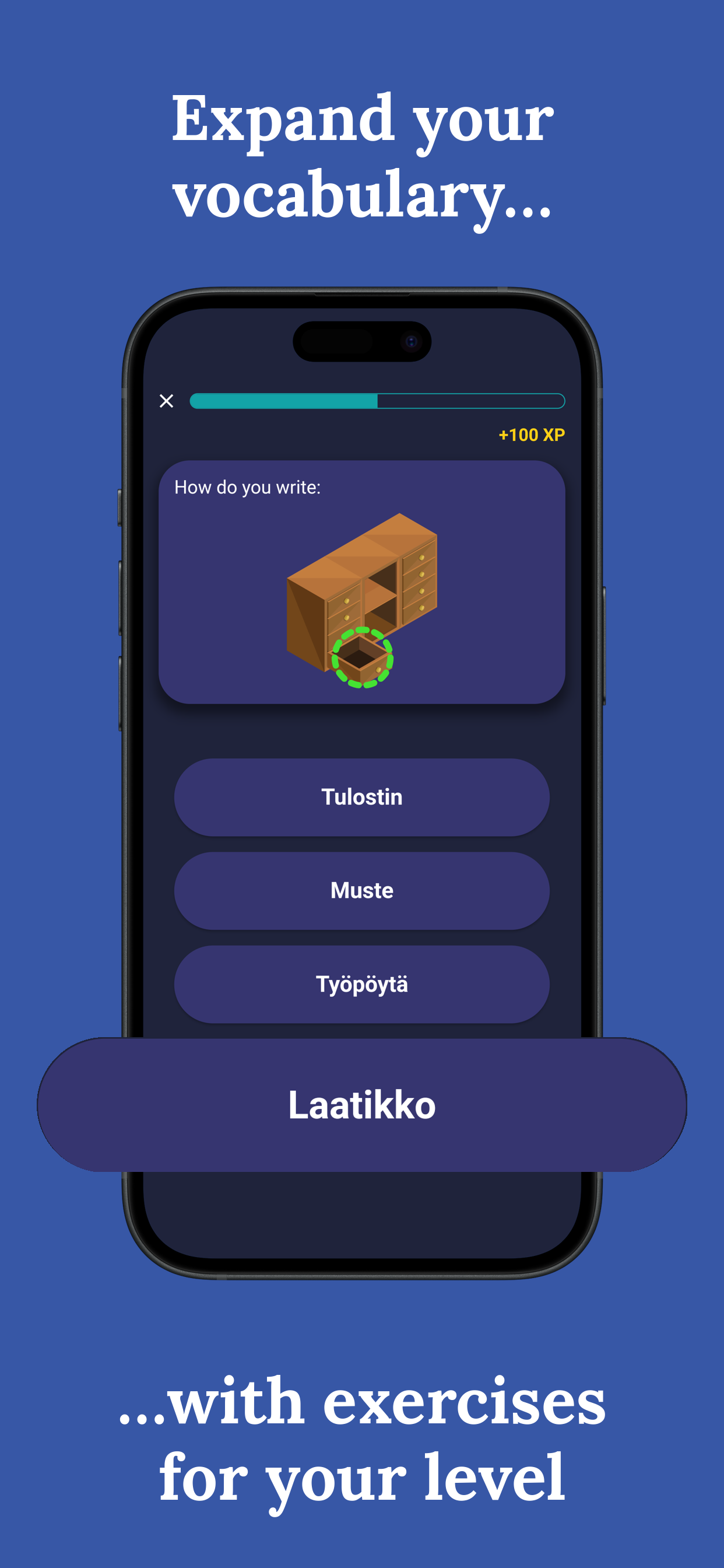 اسکرین شات 4 برنامه Learn Finnish - Beginners