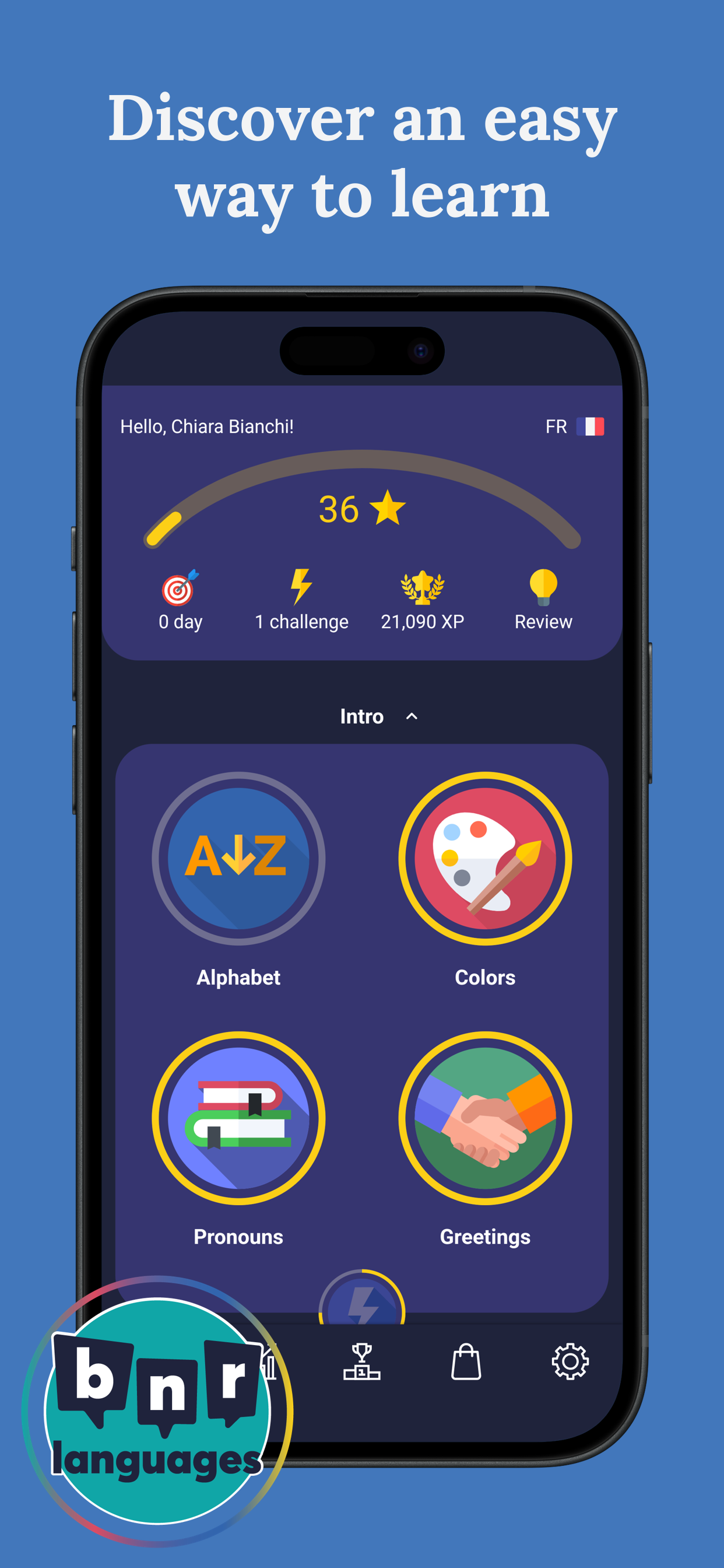 اسکرین شات 2 برنامه Learn French - Beginners