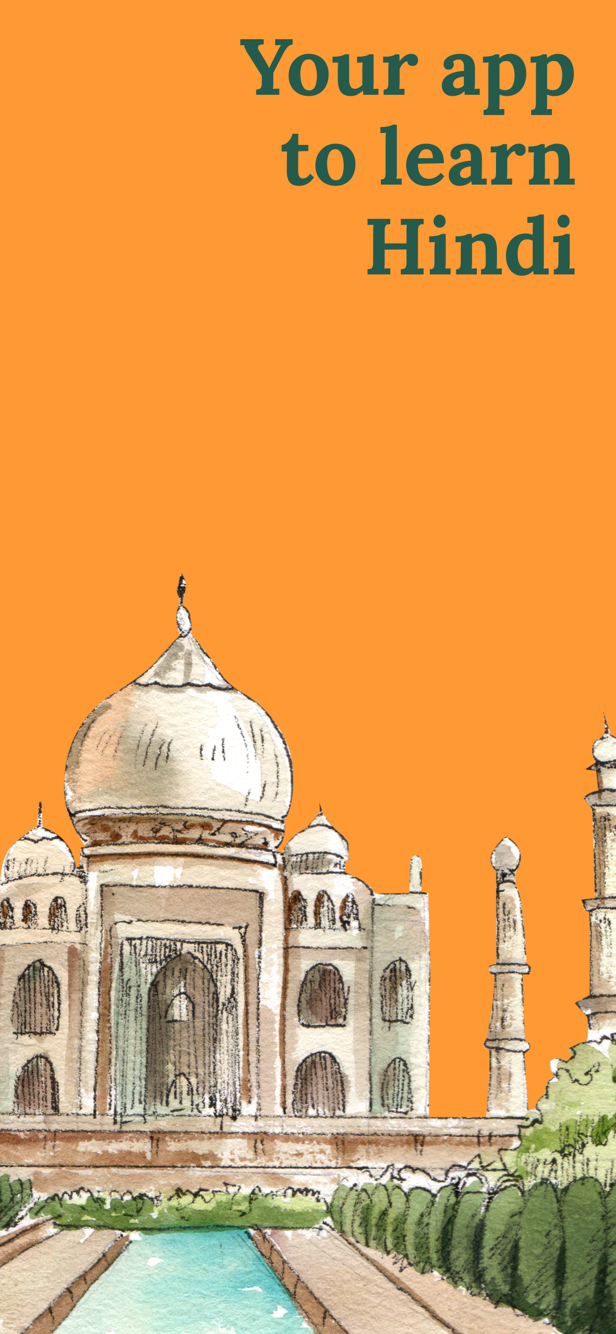 اسکرین شات 1 برنامه Learn Hindi - Beginners