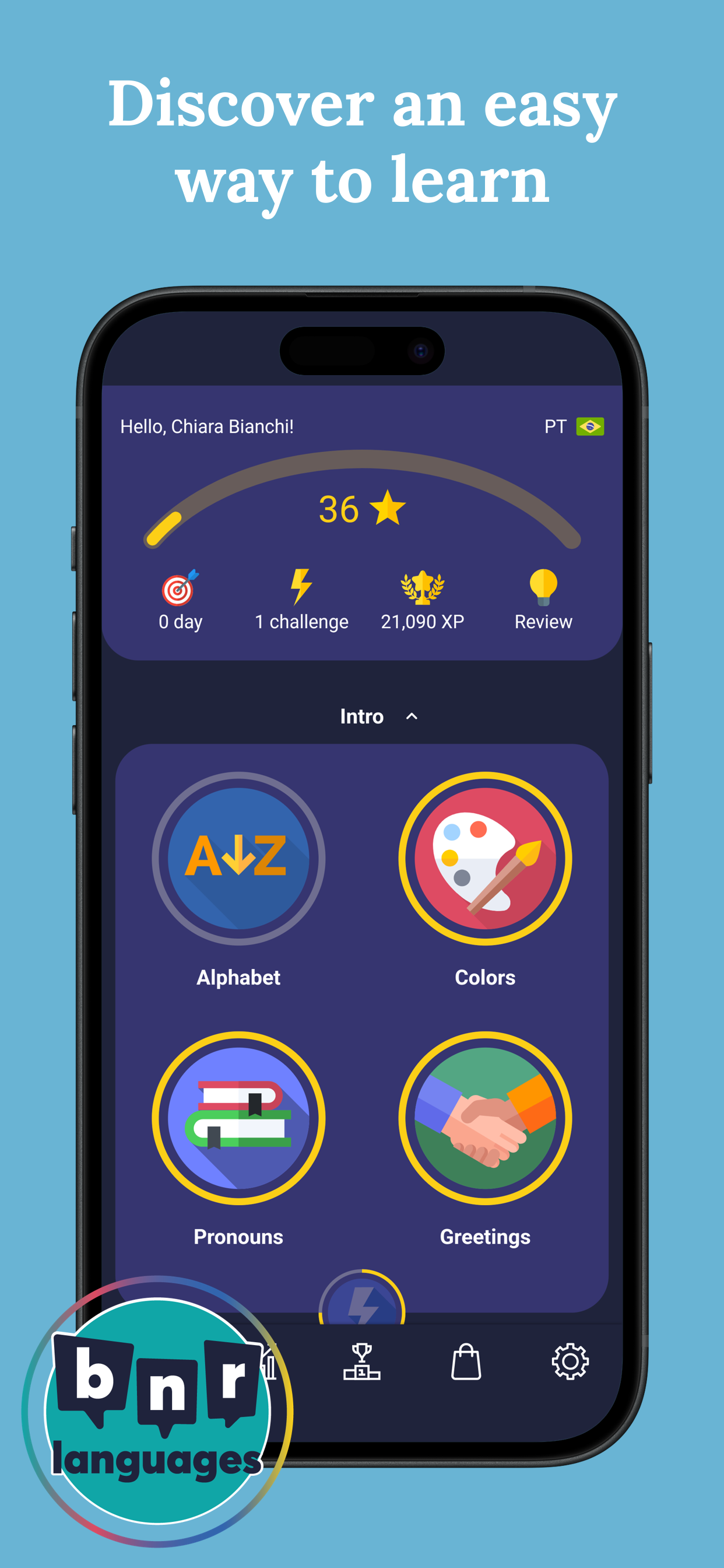 اسکرین شات 2 برنامه Learn Portuguese - Beginners