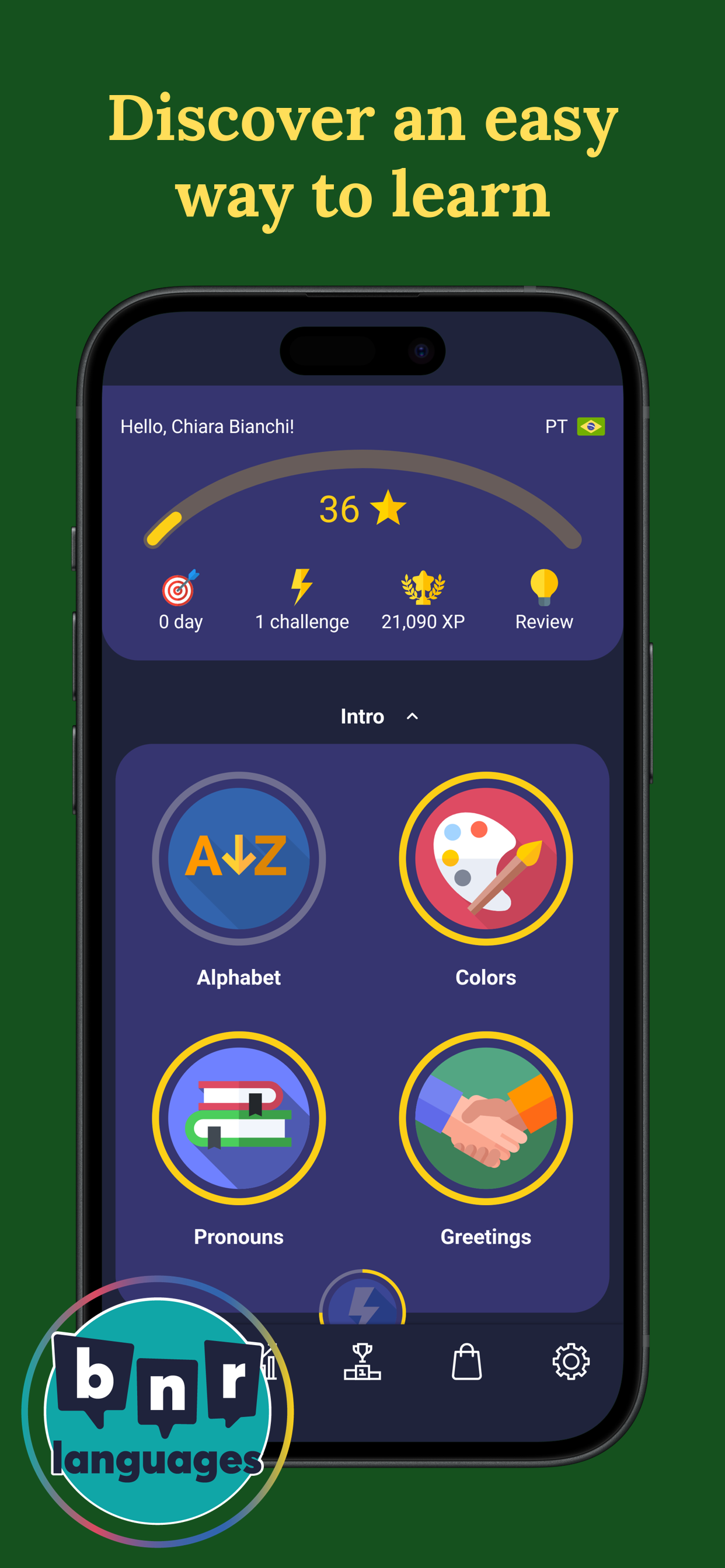 اسکرین شات 2 برنامه Learn Portuguese - Beginners