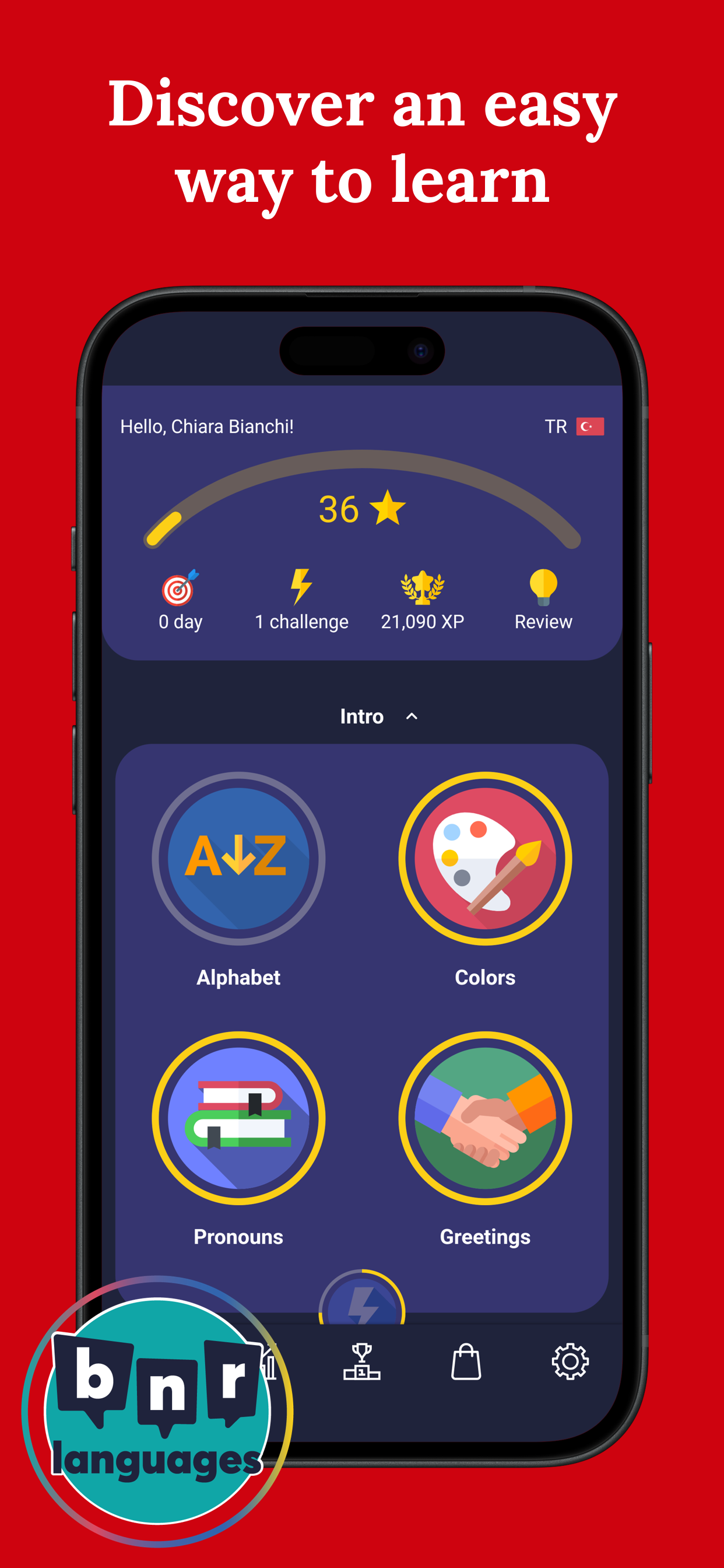 اسکرین شات 2 برنامه Learn Turkish - Beginners