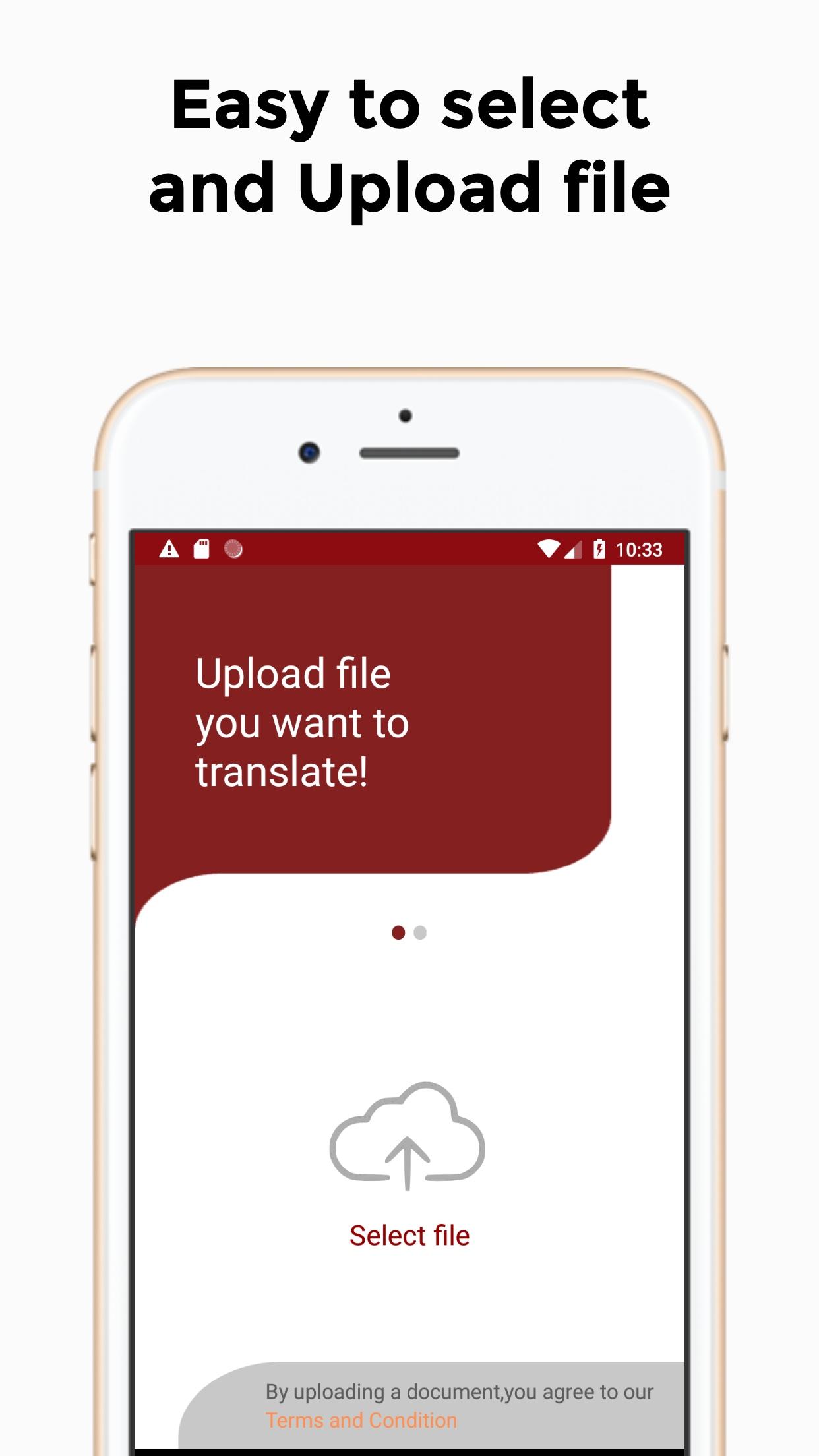 اسکرین شات 2 برنامه PDF Document Translator