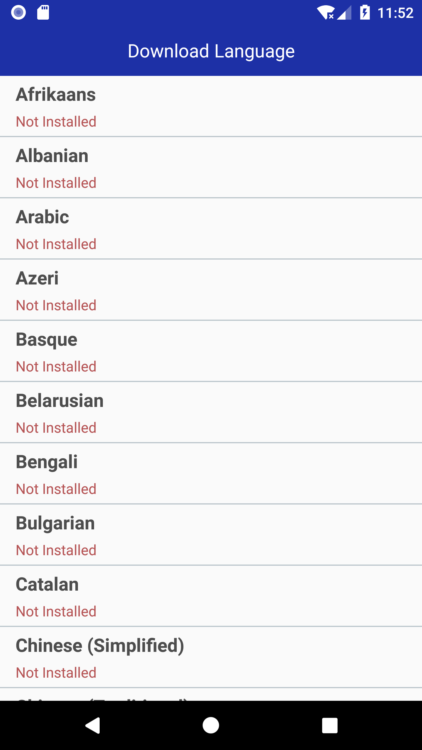 اسکرین شات 5 برنامه Camera Translator