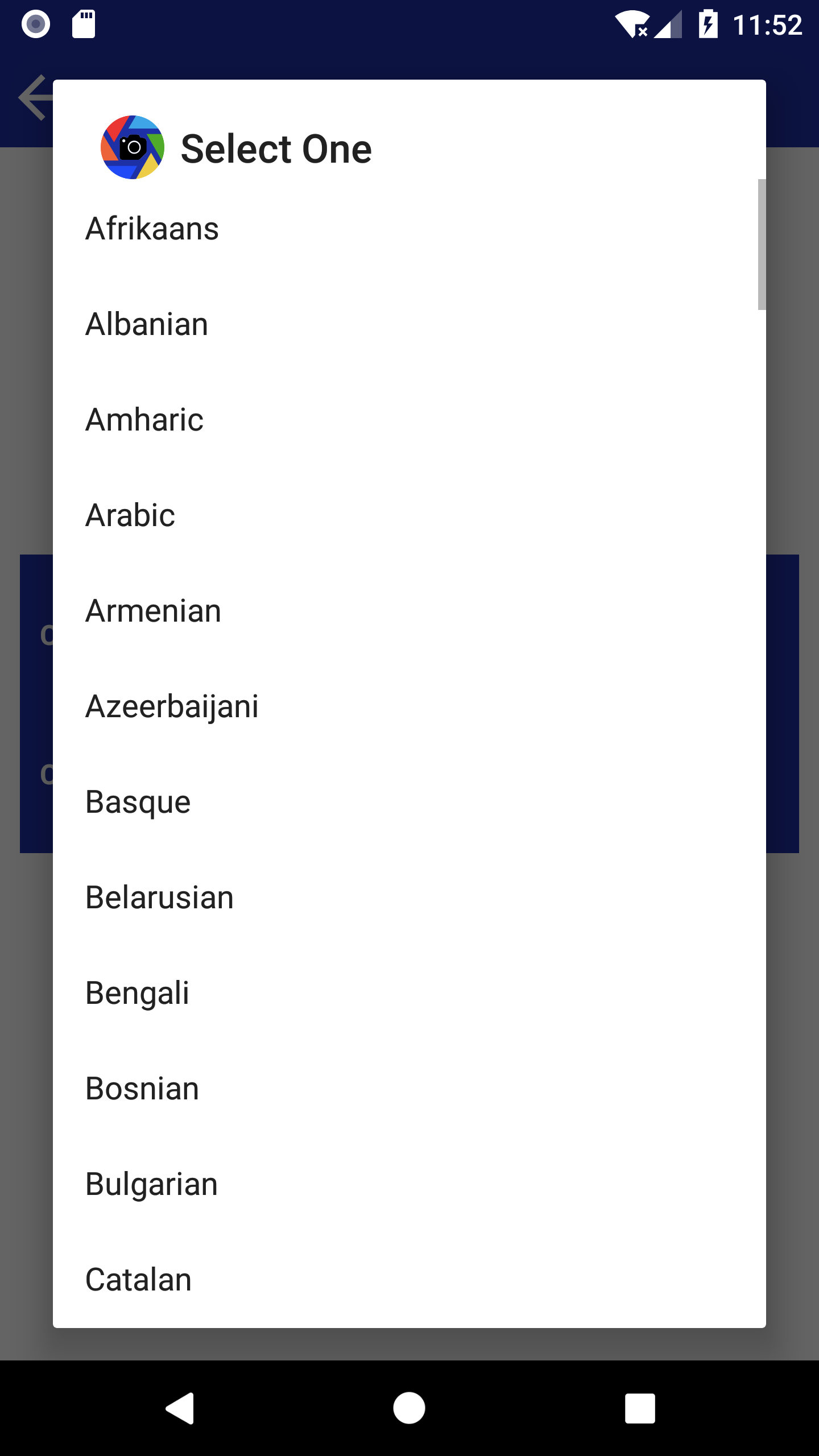 اسکرین شات 8 برنامه Camera Translator