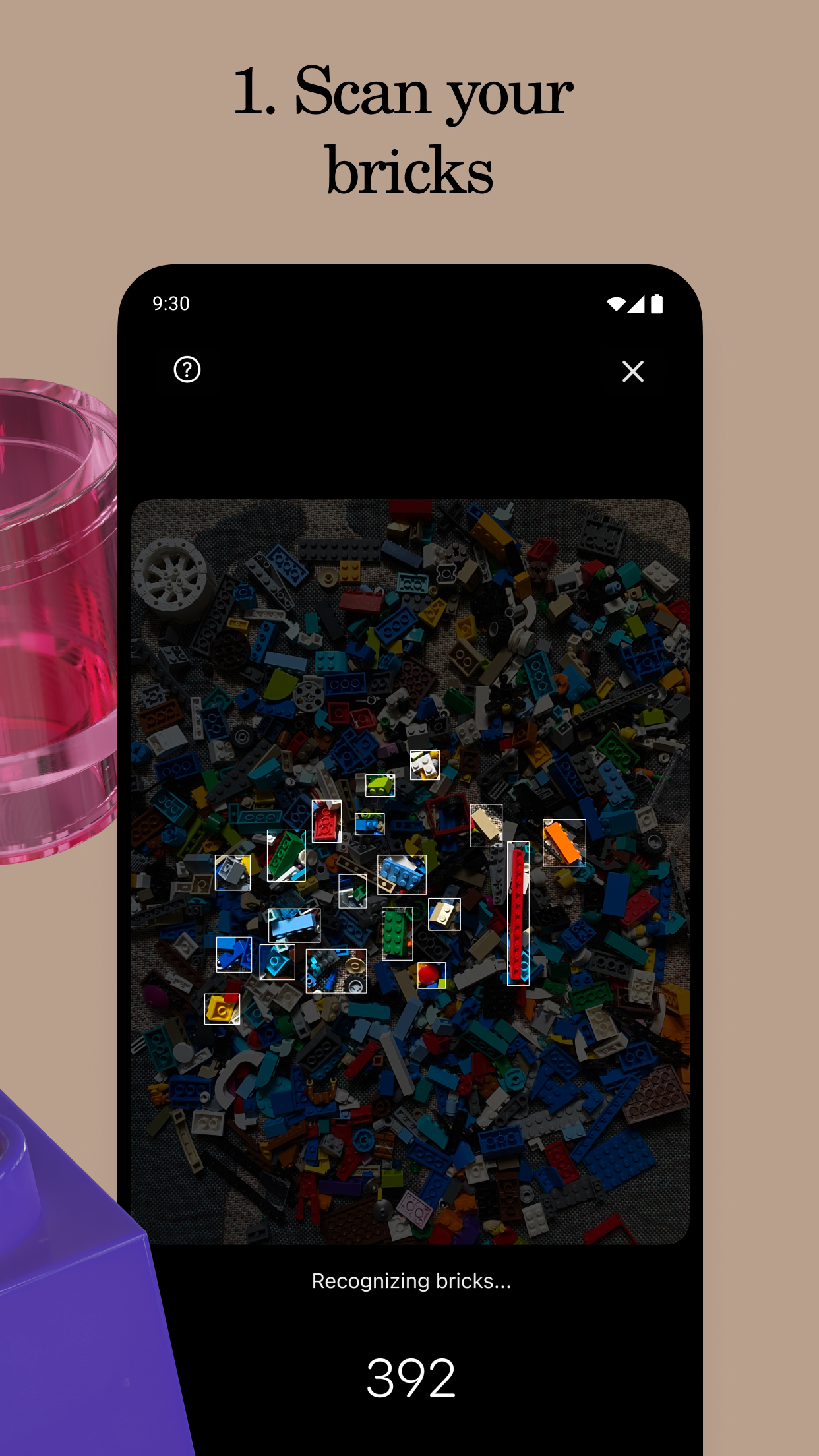 اسکرین شات 3 برنامه Brickit