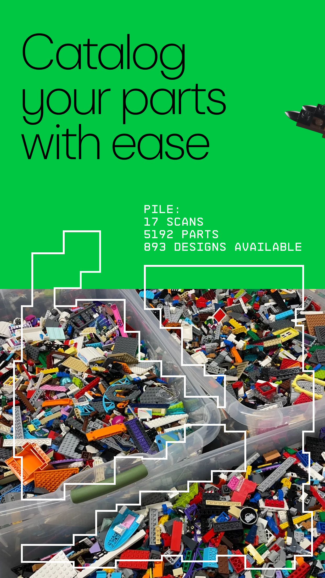 اسکرین شات 1 برنامه Pileometer by Brickit