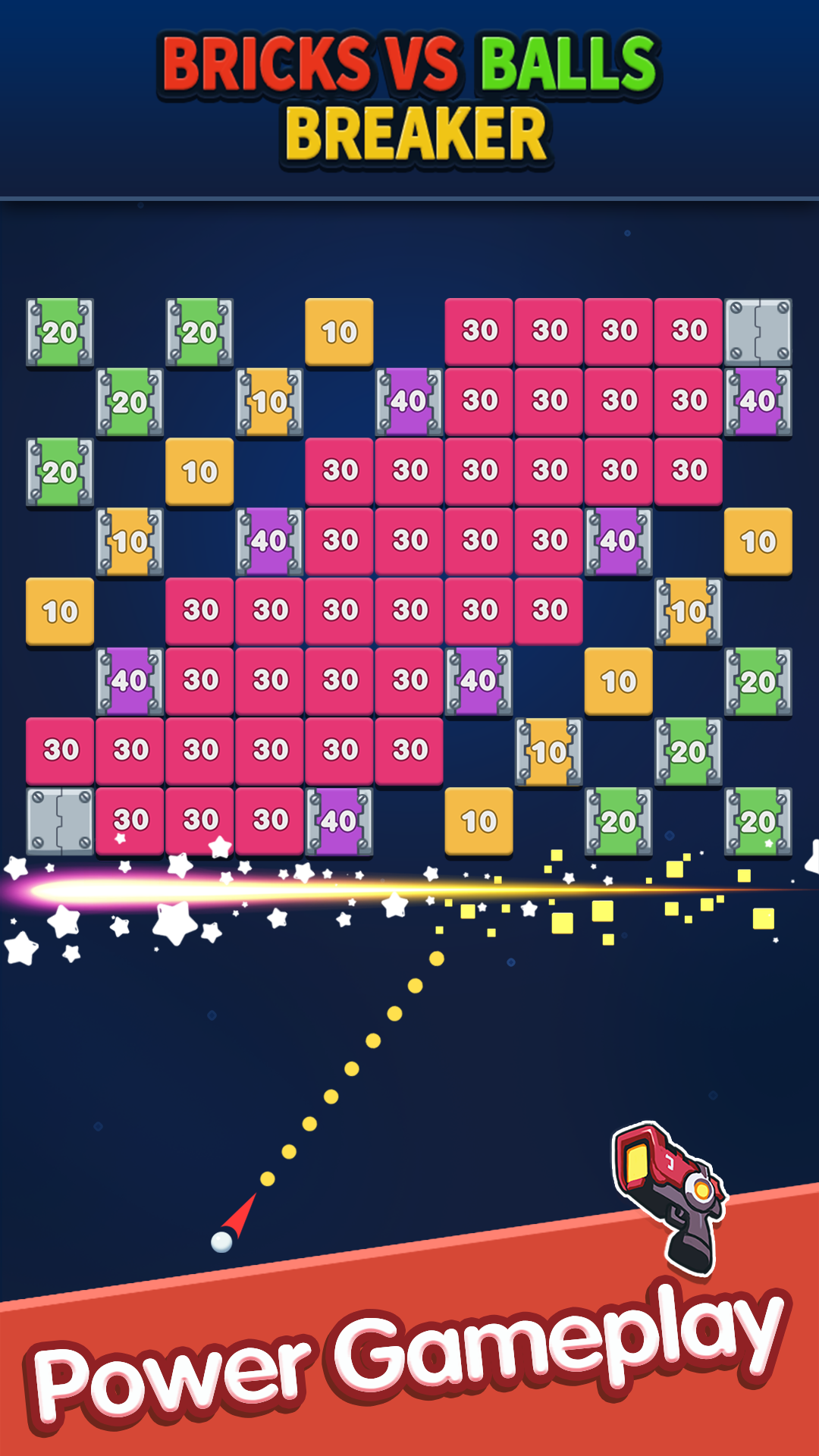 اسکرین شات 2 بازی Bricks vs Balls Breaker