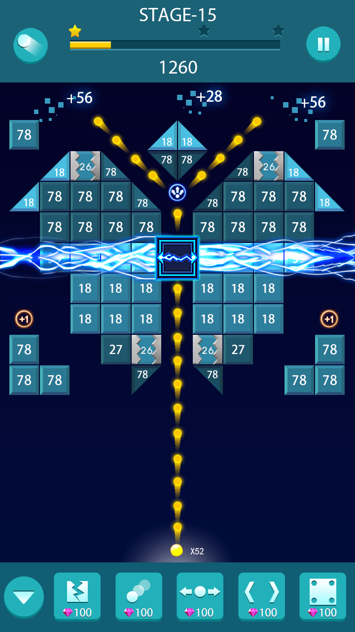 اسکرین شات 2 بازی Bricks and Balls - Brick Game