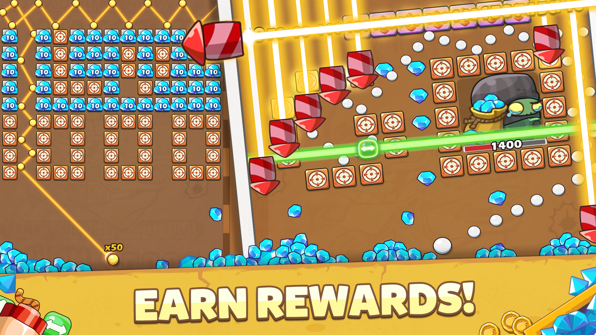 اسکرین شات 7 بازی Breaker Fun 2: Zombie Brick