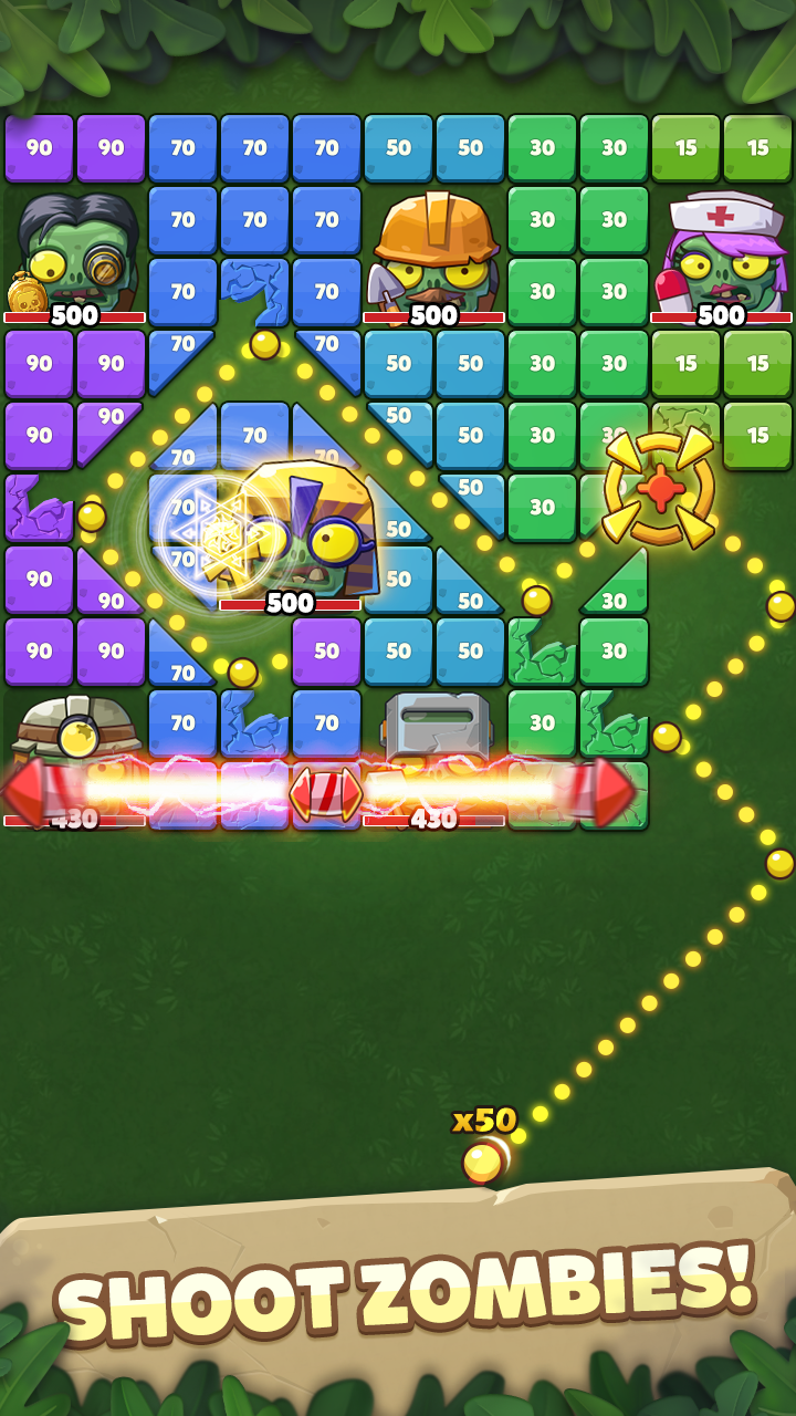 اسکرین شات 4 بازی Breaker Fun 2: Zombie Brick
