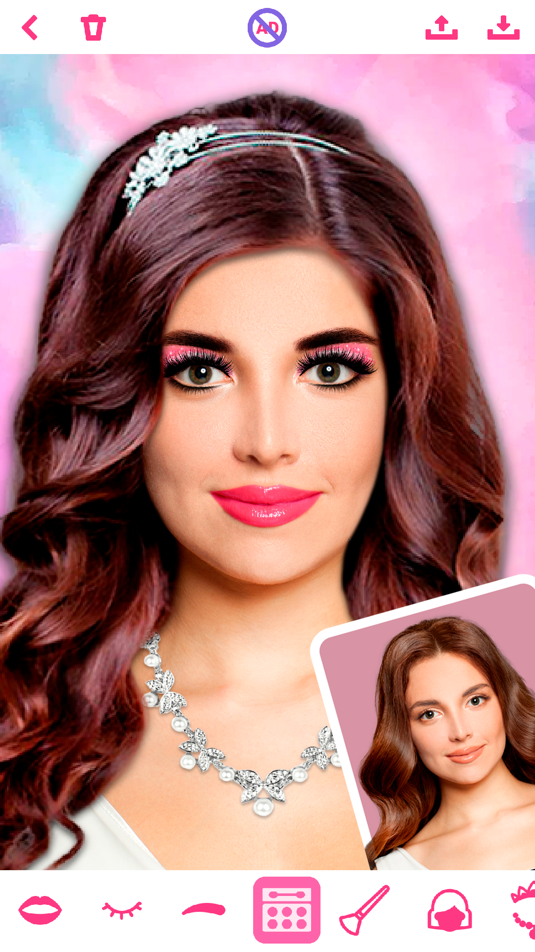 اسکرین شات 2 برنامه Makeup Bride Photo Editor