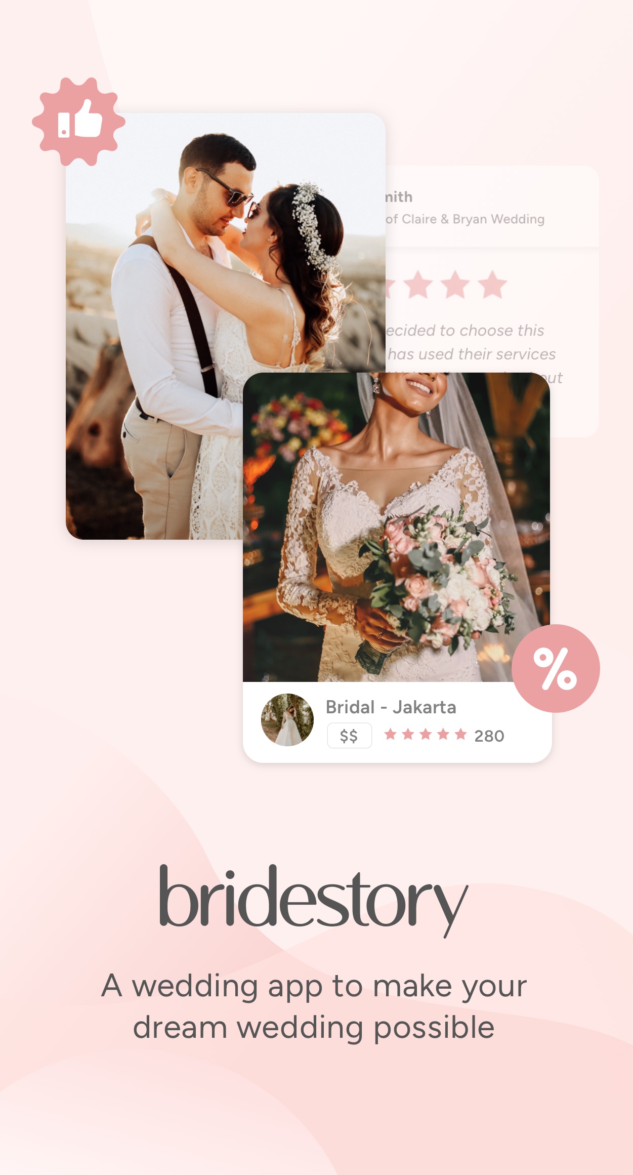 اسکرین شات 1 برنامه Bridestory: Wedding Super App