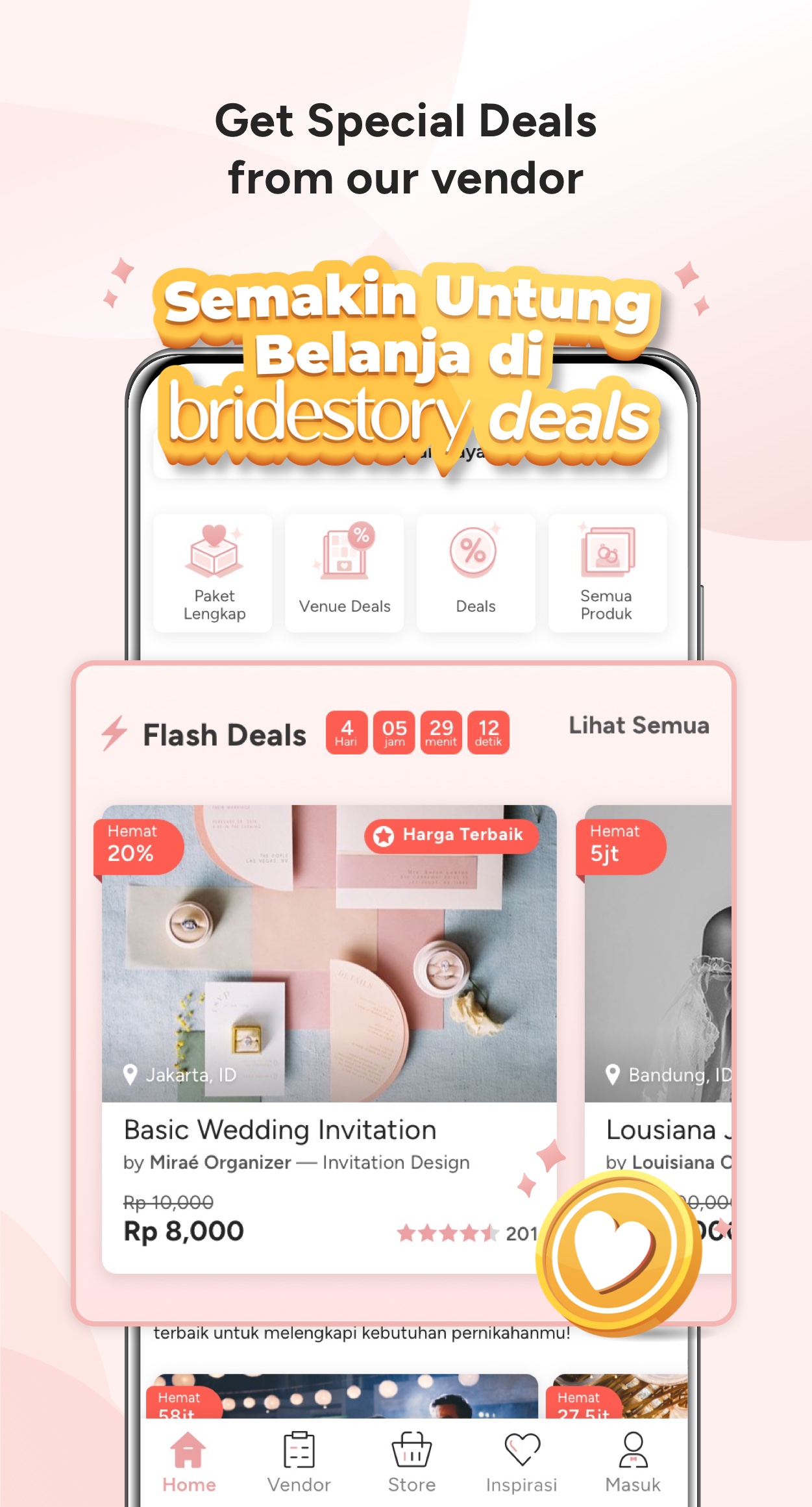 اسکرین شات 2 برنامه Bridestory: Wedding Super App