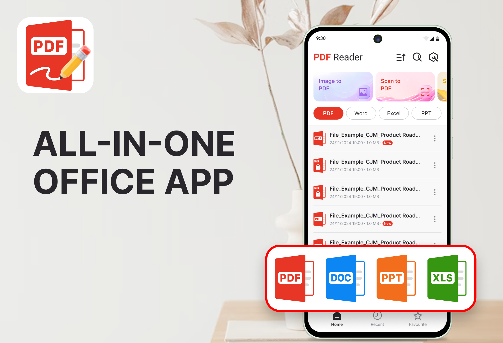 اسکرین شات 1 برنامه All PDF Reader & PDF Editor