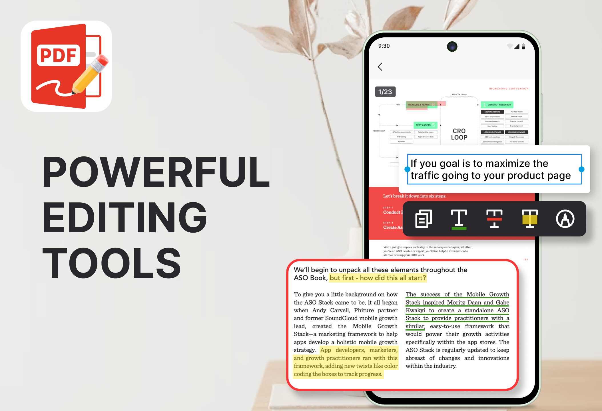 اسکرین شات 2 برنامه All PDF Reader & PDF Editor