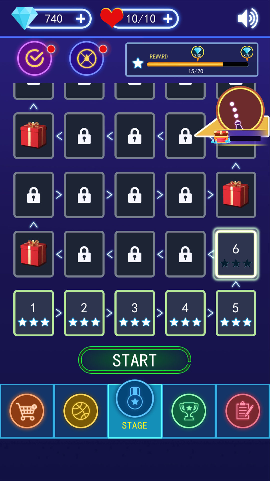 اسکرین شات 1 بازی Bricks Break Master